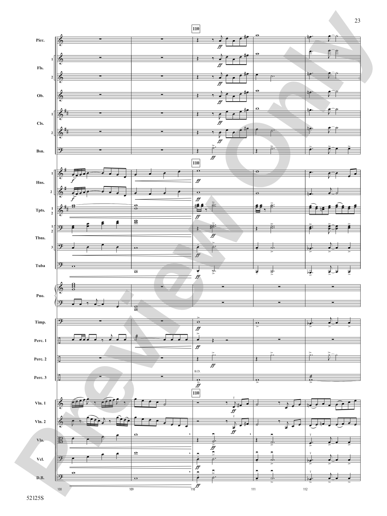 Drive: Full Orchestra Conductor Score & Parts