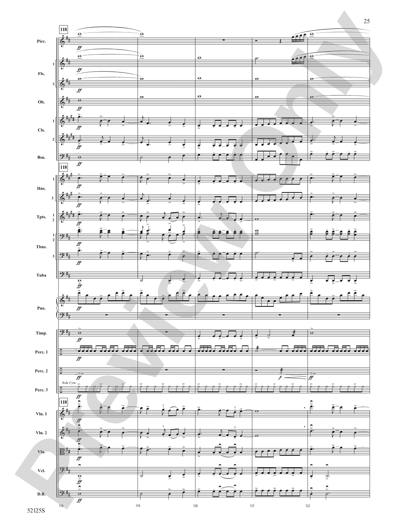 Drive: Full Orchestra Conductor Score & Parts