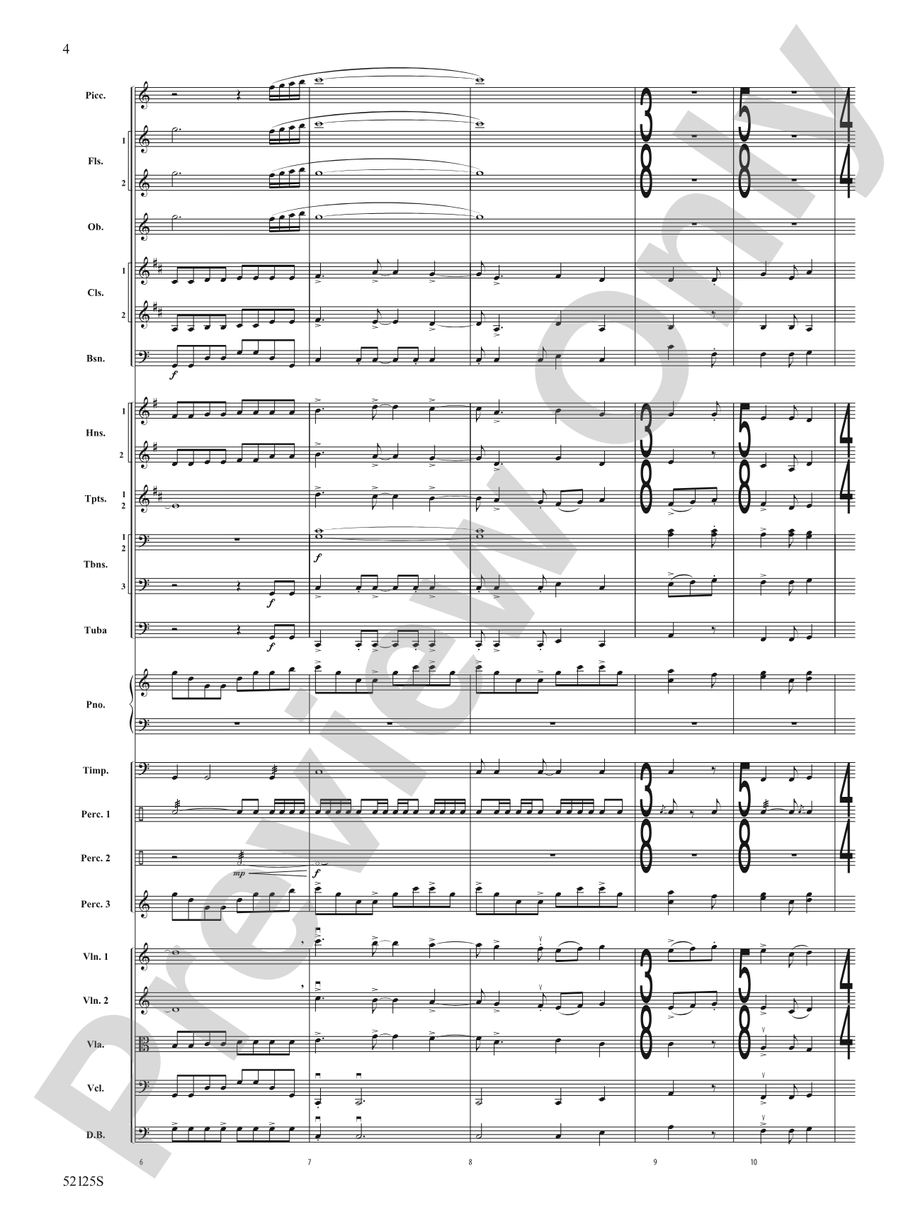 Drive: Full Orchestra Conductor Score & Parts