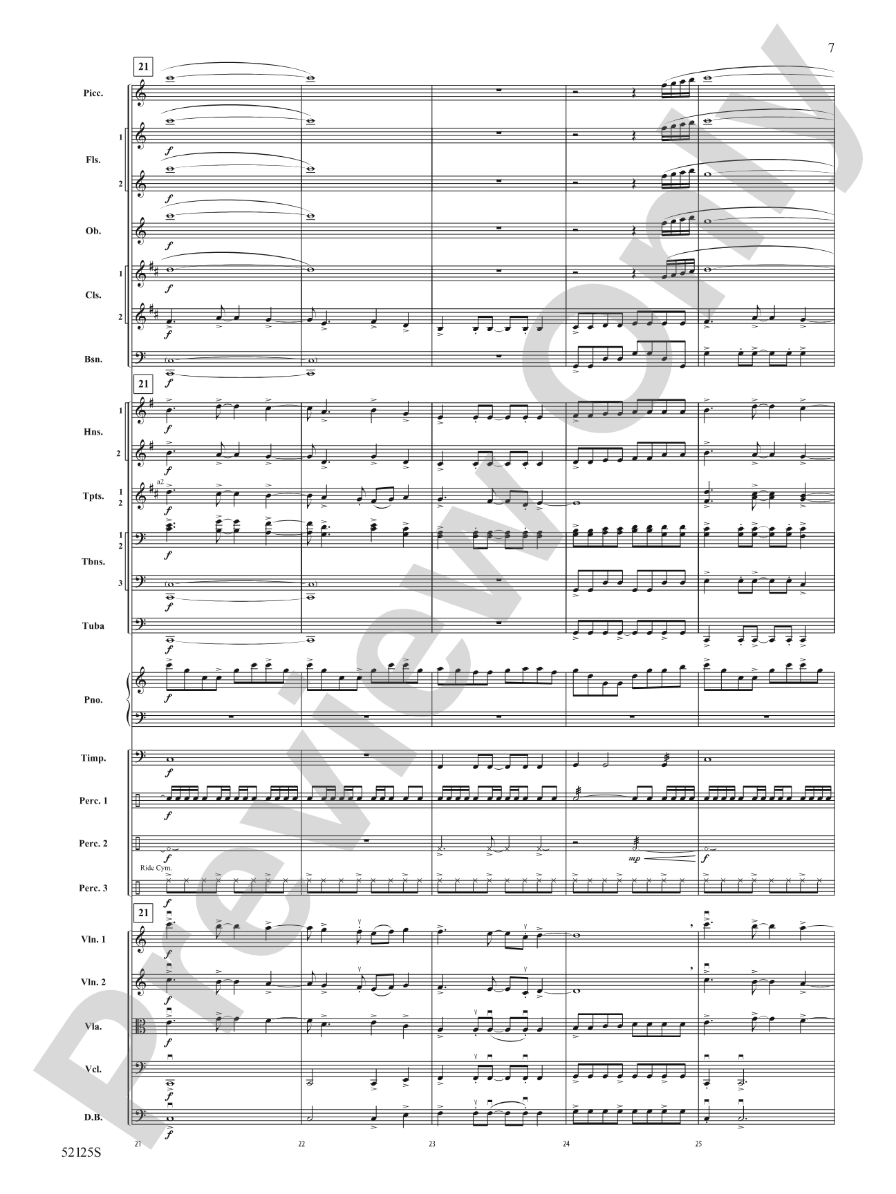 Drive: Full Orchestra Conductor Score & Parts