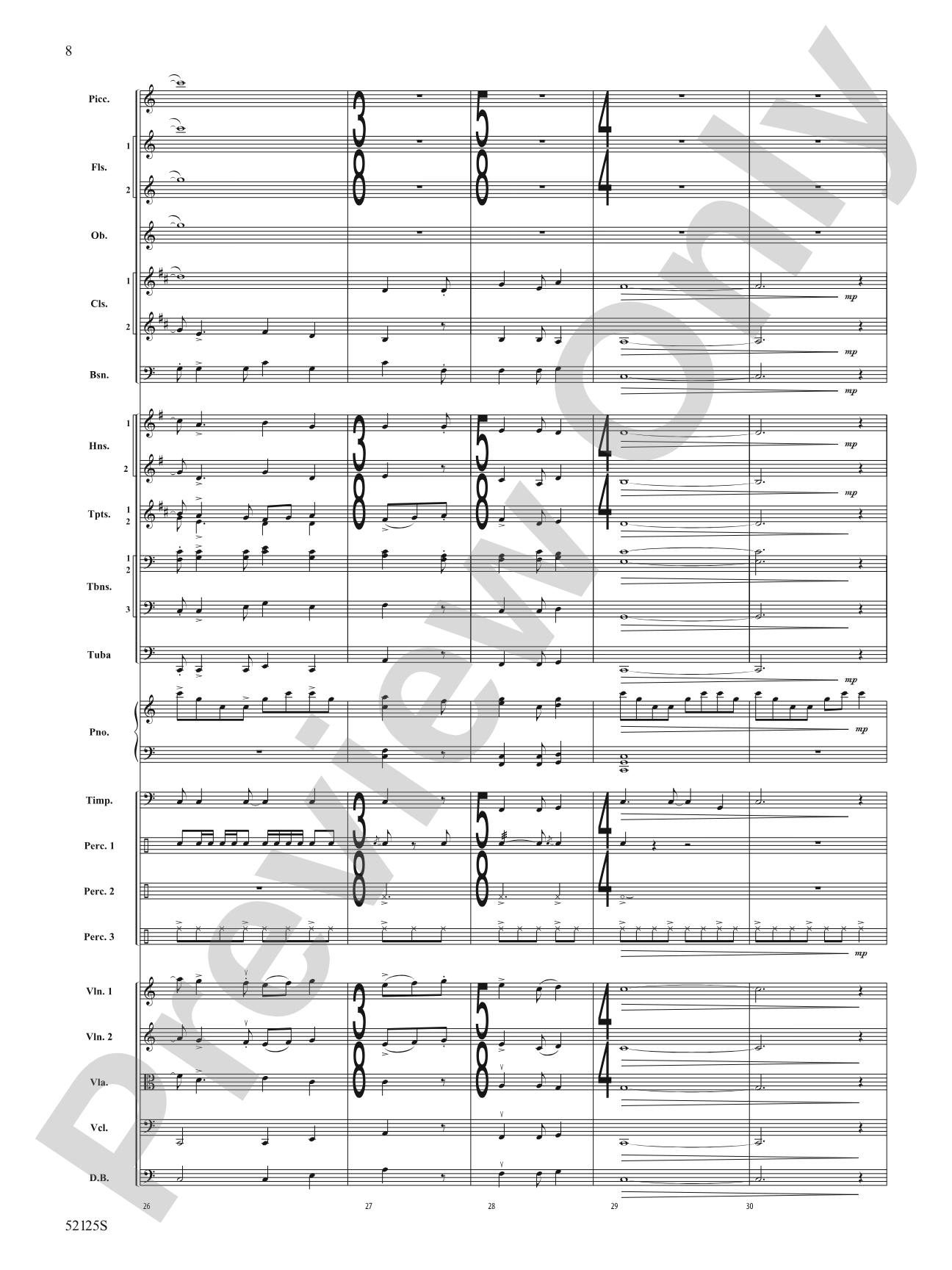 Drive: Full Orchestra Conductor Score & Parts