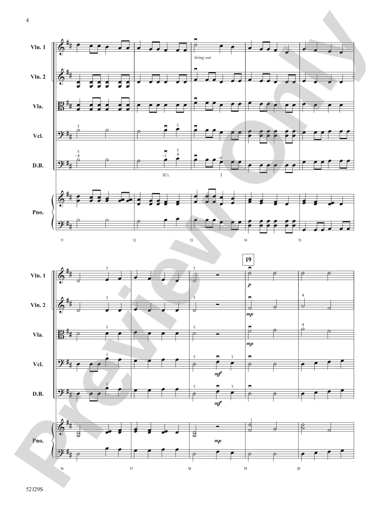Spirit of Noel: String Orchestra Conductor Score & Parts