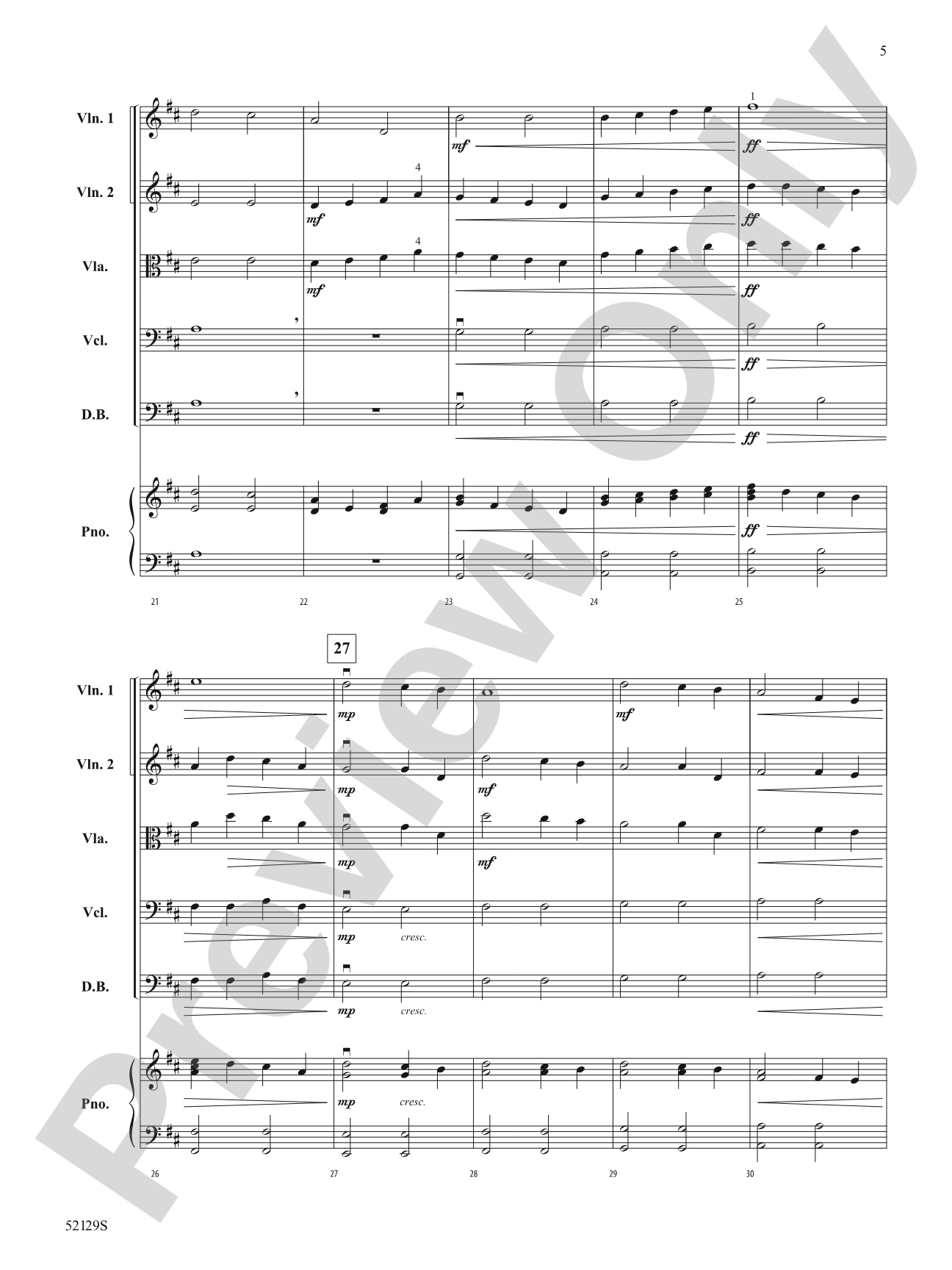 Spirit of Noel: String Orchestra Conductor Score & Parts
