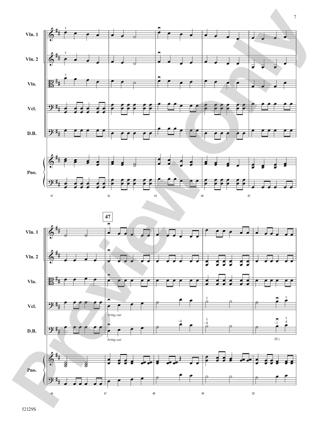 Spirit of Noel: String Orchestra Conductor Score & Parts