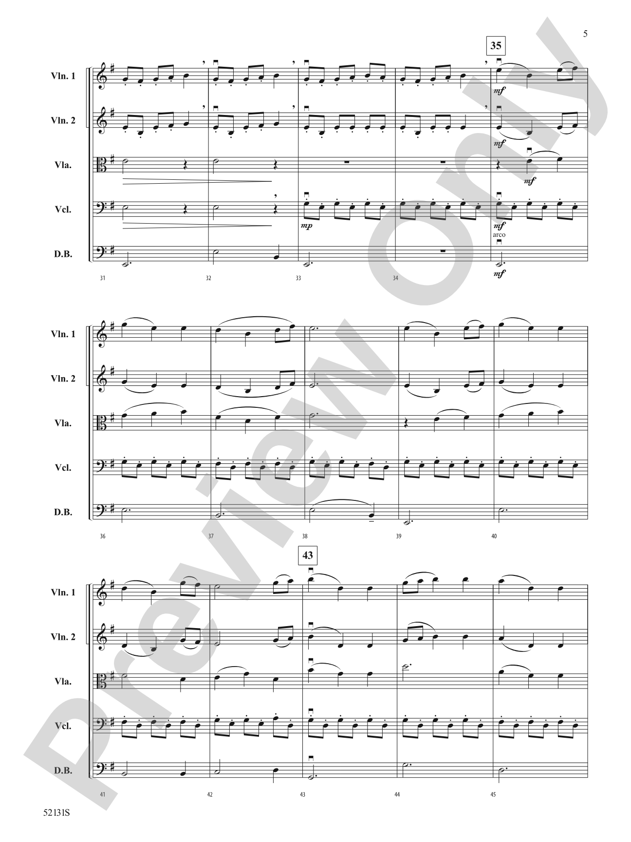 BEYOND THE SERPENTS GATE/MSY: String Orchestra Conductor Score & Parts