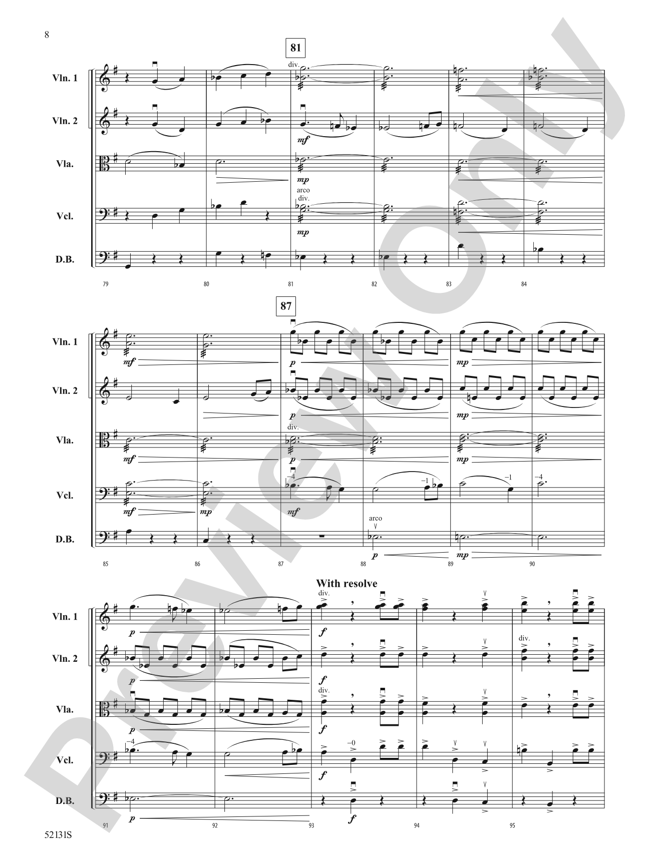 BEYOND THE SERPENTS GATE/MSY: String Orchestra Conductor Score & Parts