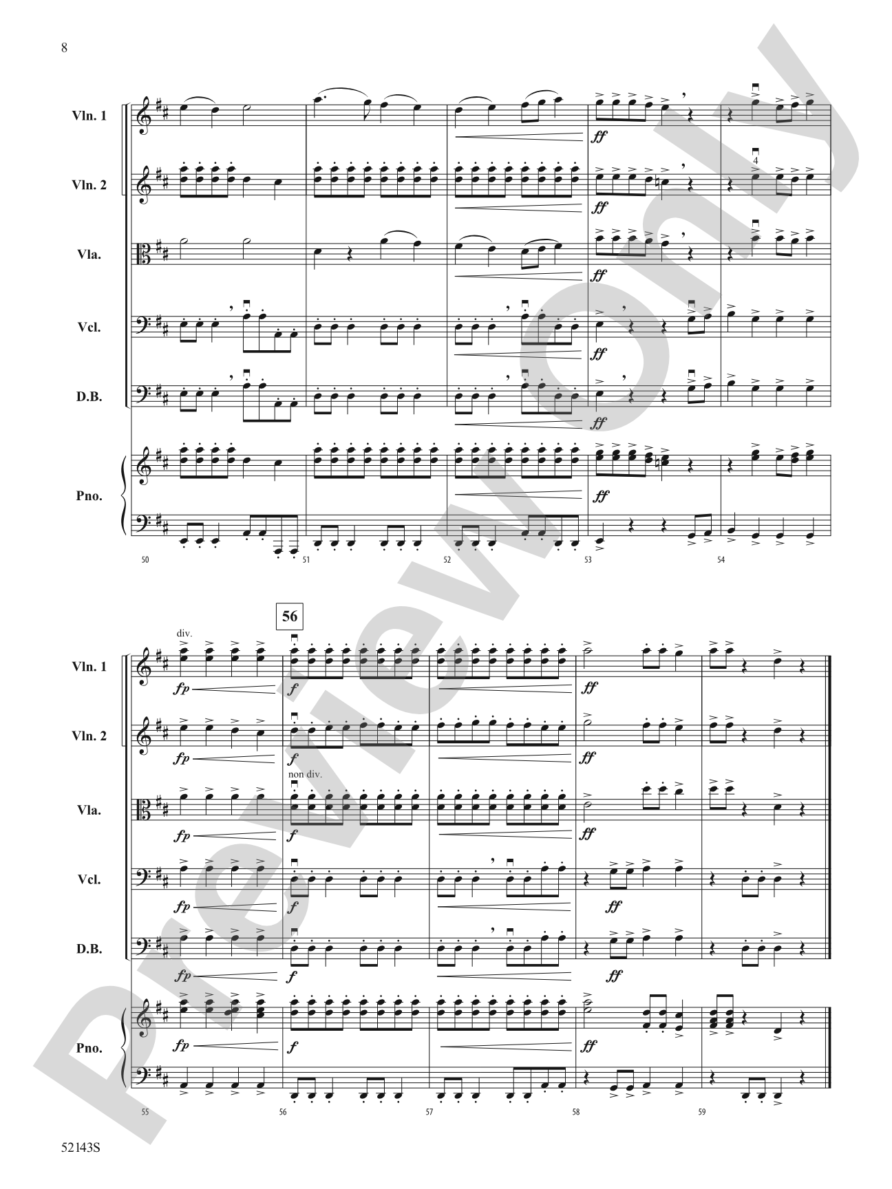 The Great Reindeer Race: String Orchestra Conductor Score & Parts