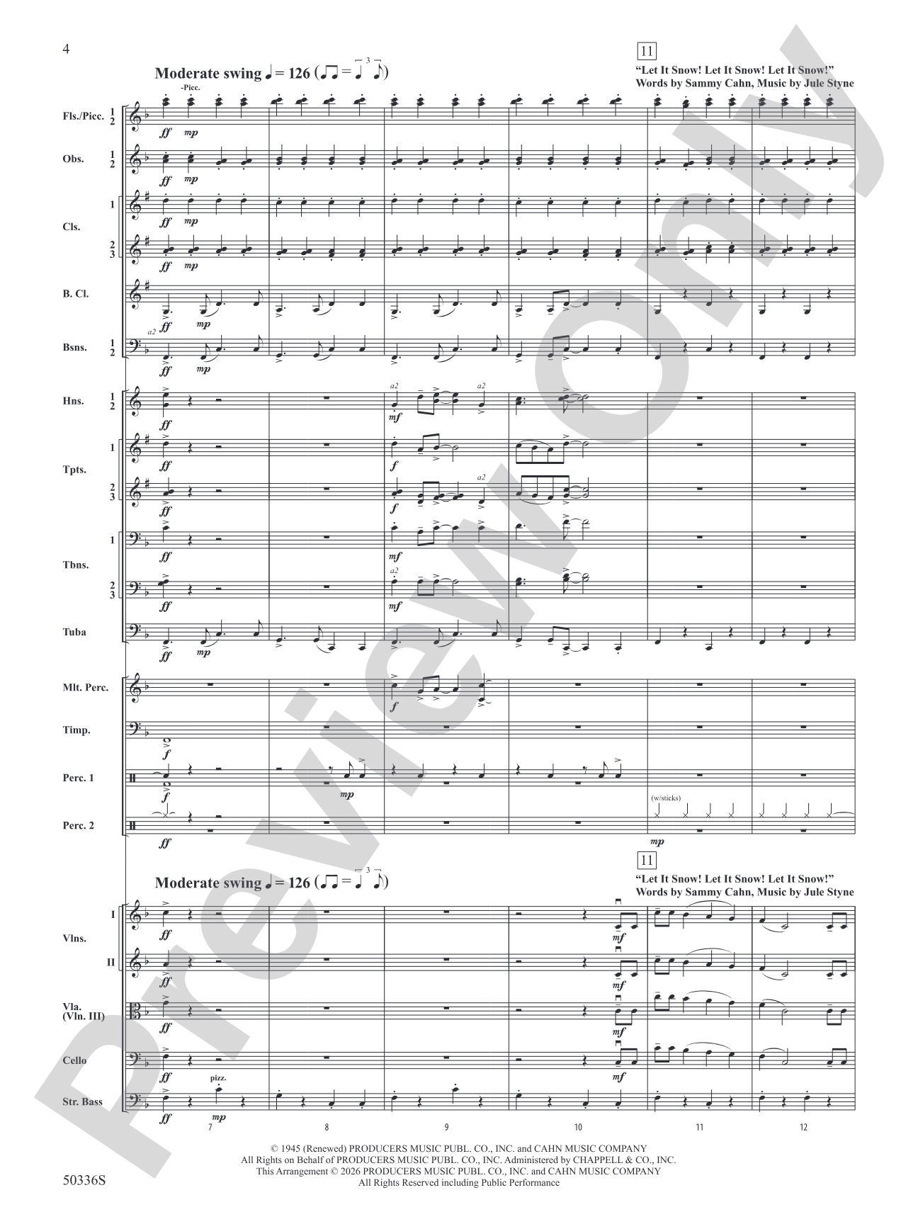 Another Wonderful Christmas: Full Orchestra Conductor's Score & Parts