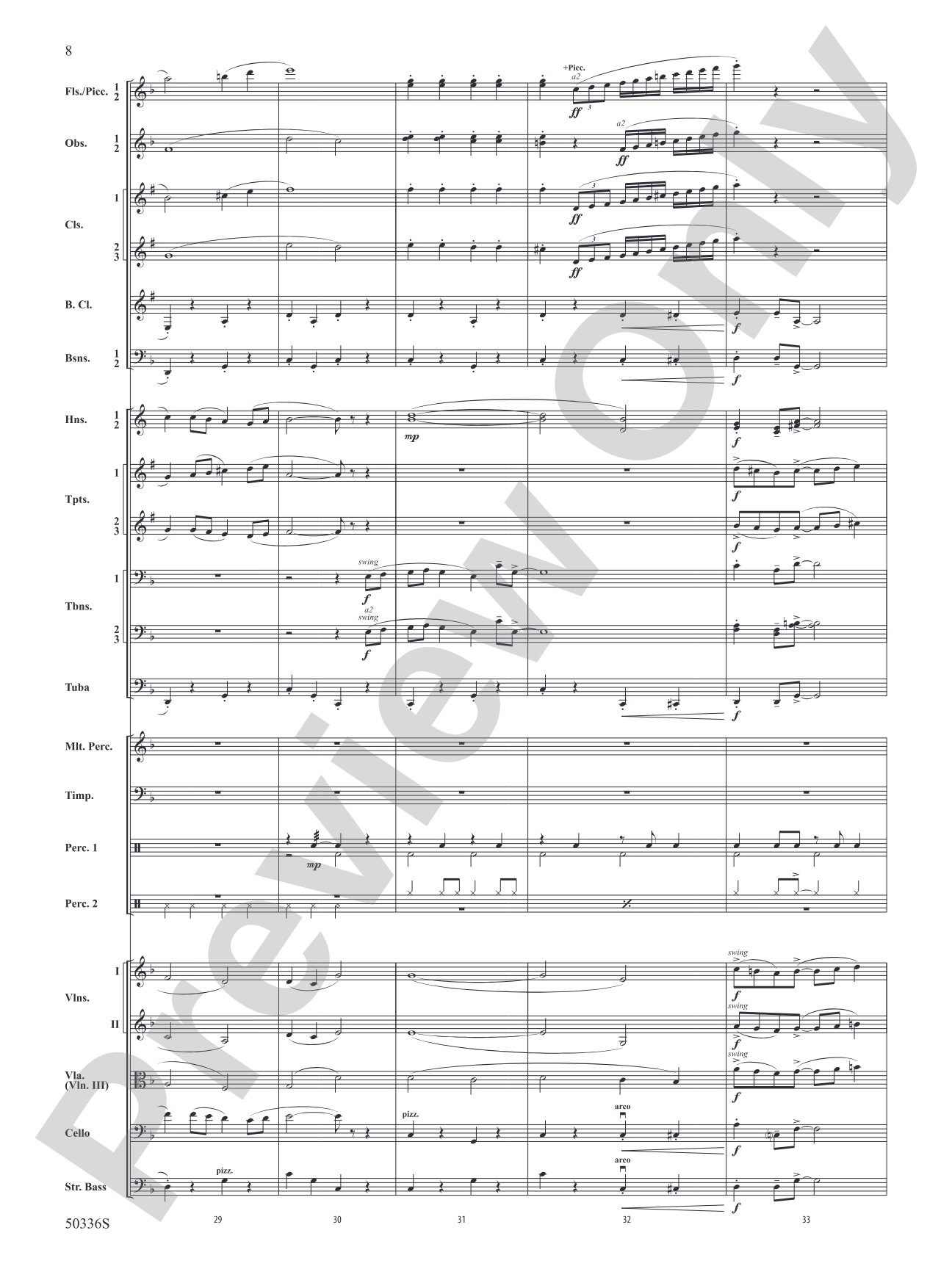 Another Wonderful Christmas: Full Orchestra Conductor's Score & Parts