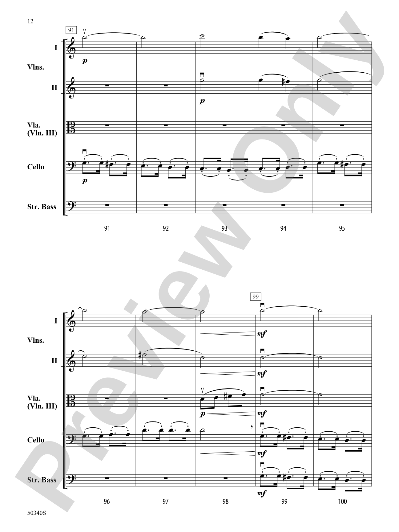 Meadow Dance: String Orchestra Conductor's Score & Parts
