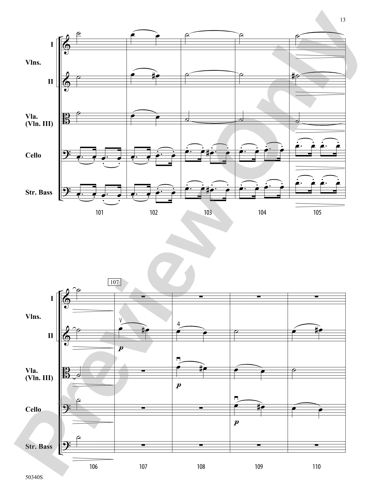 Meadow Dance: String Orchestra Conductor's Score & Parts
