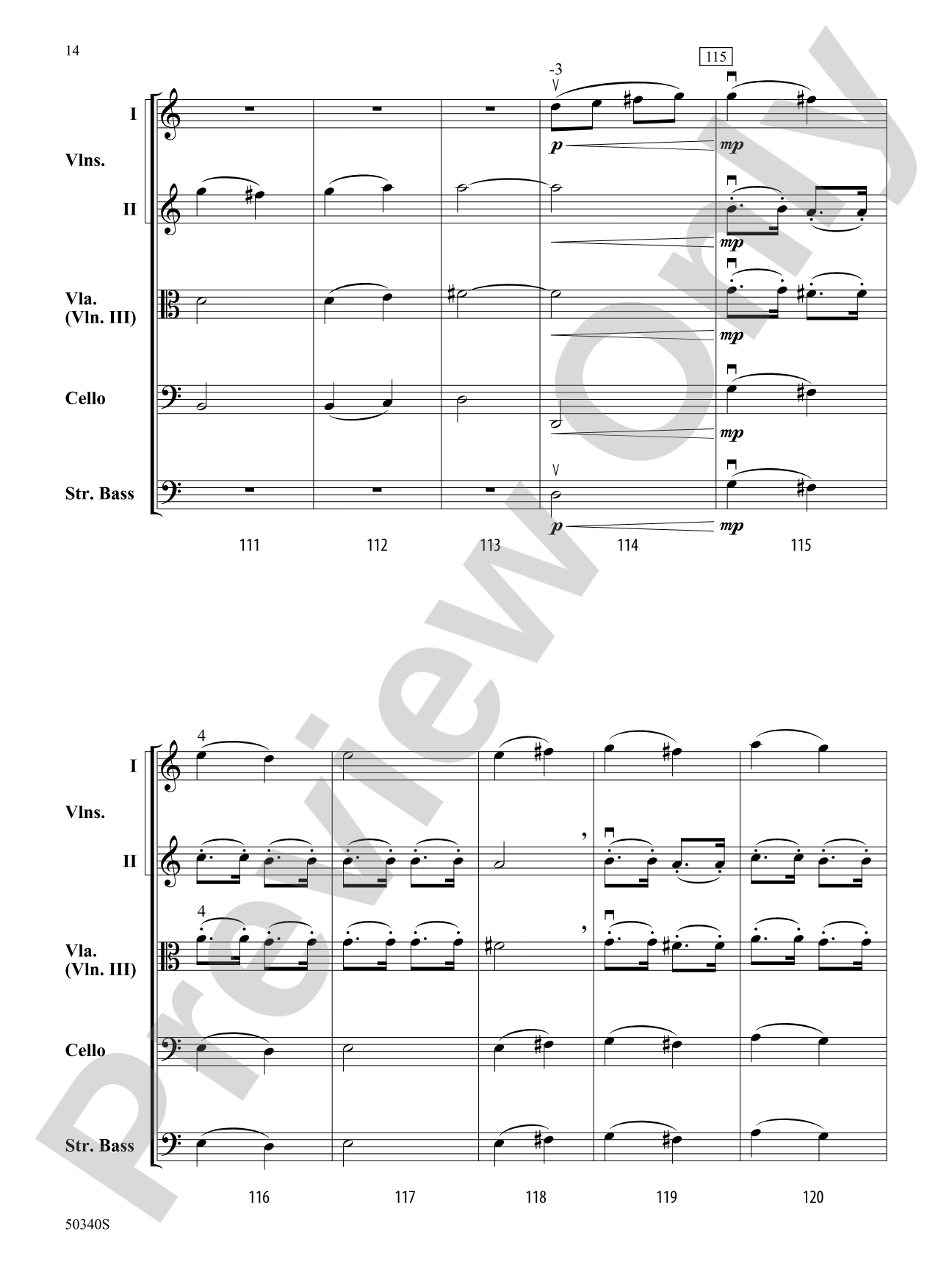 Meadow Dance: String Orchestra Conductor's Score & Parts