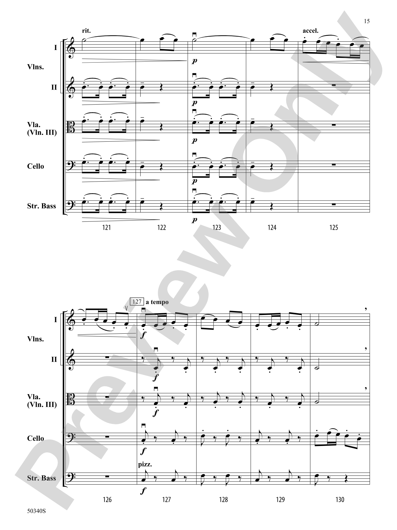 Meadow Dance: String Orchestra Conductor's Score & Parts
