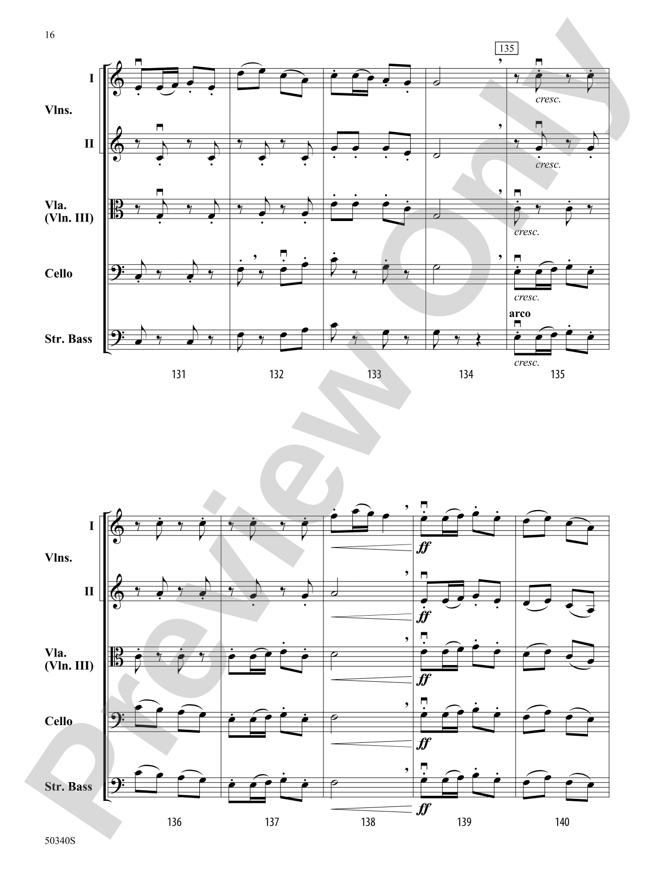 Meadow Dance: String Orchestra Conductor's Score & Parts