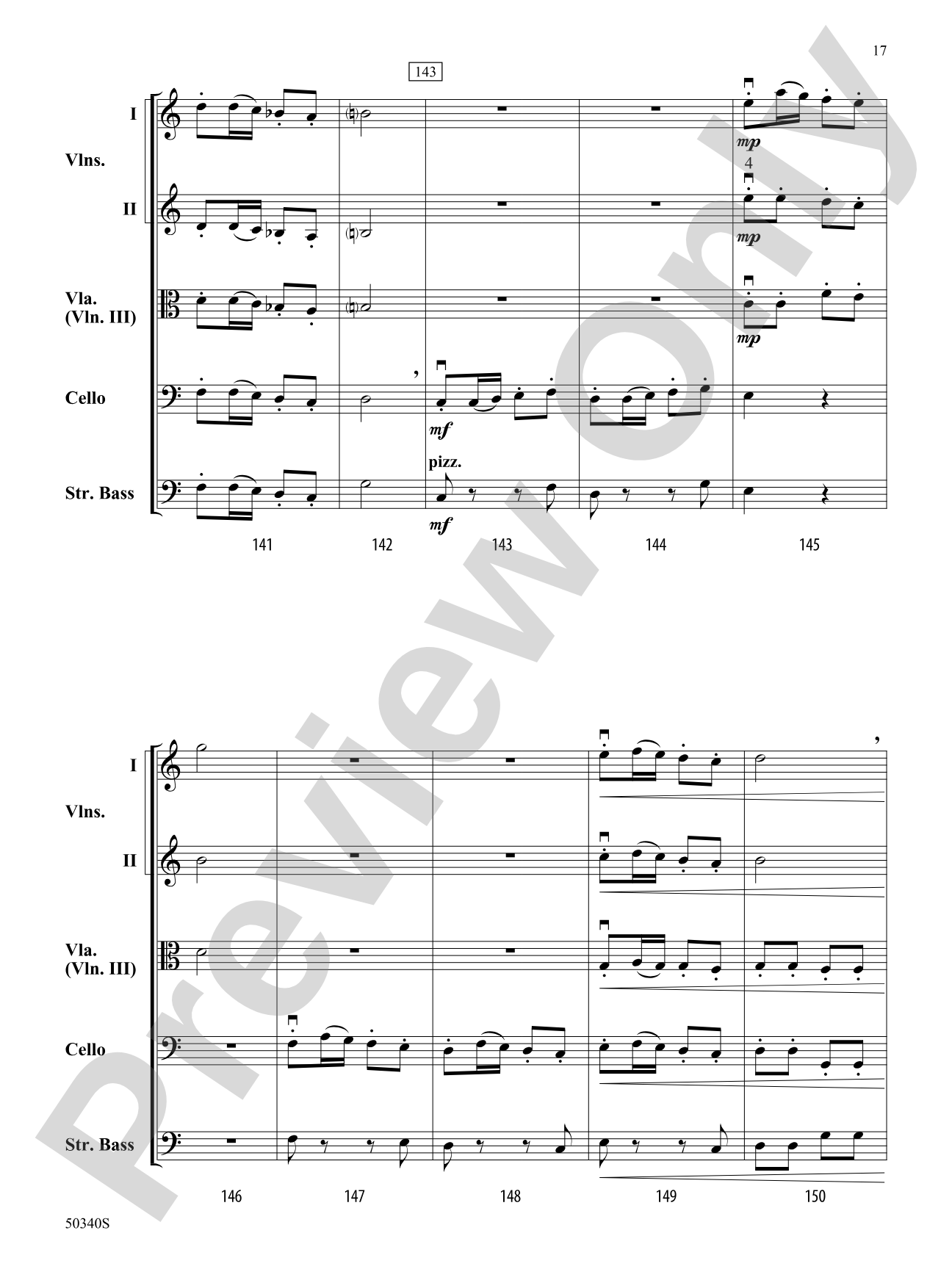 Meadow Dance: String Orchestra Conductor's Score & Parts