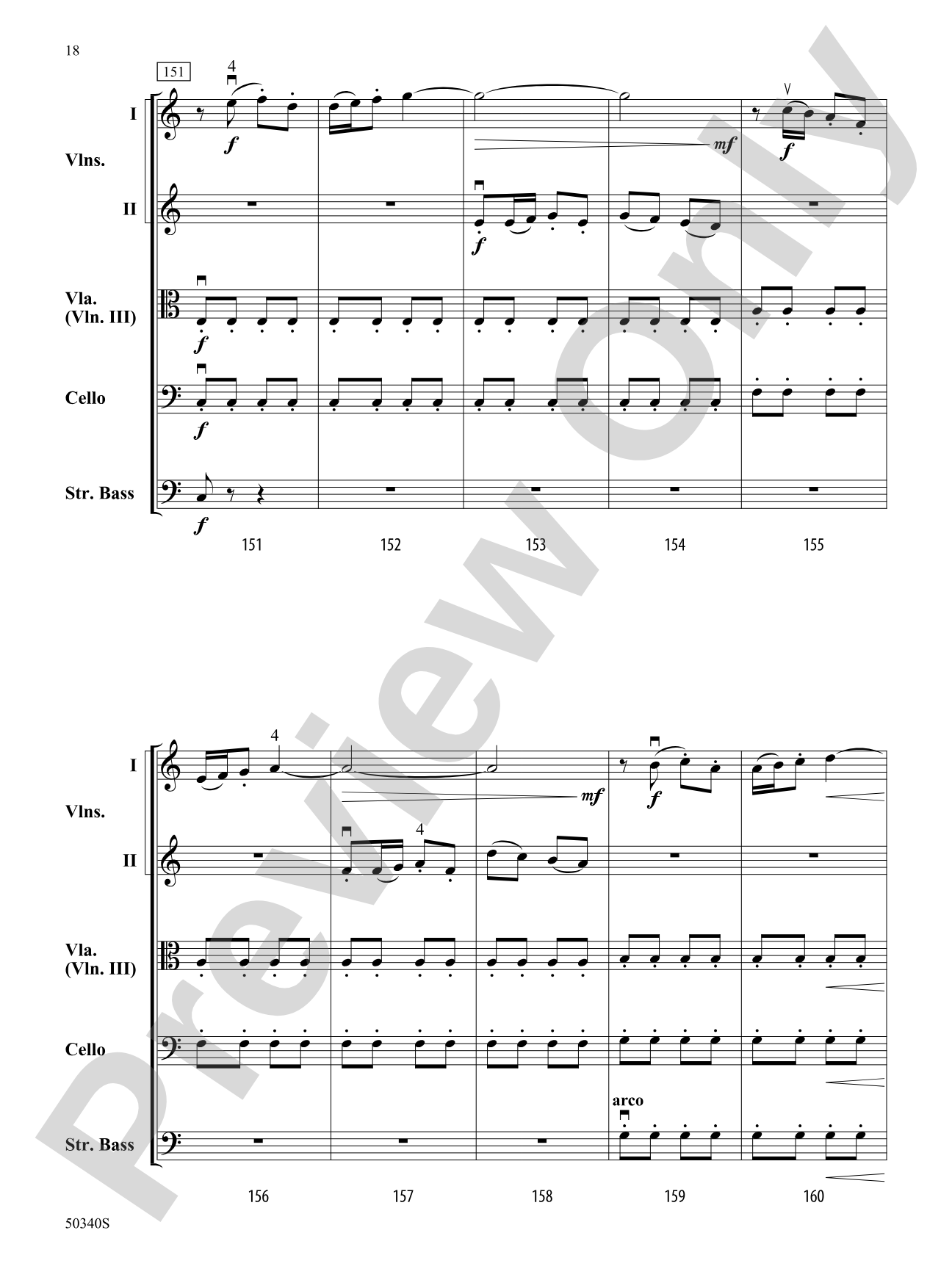 Meadow Dance: String Orchestra Conductor's Score & Parts