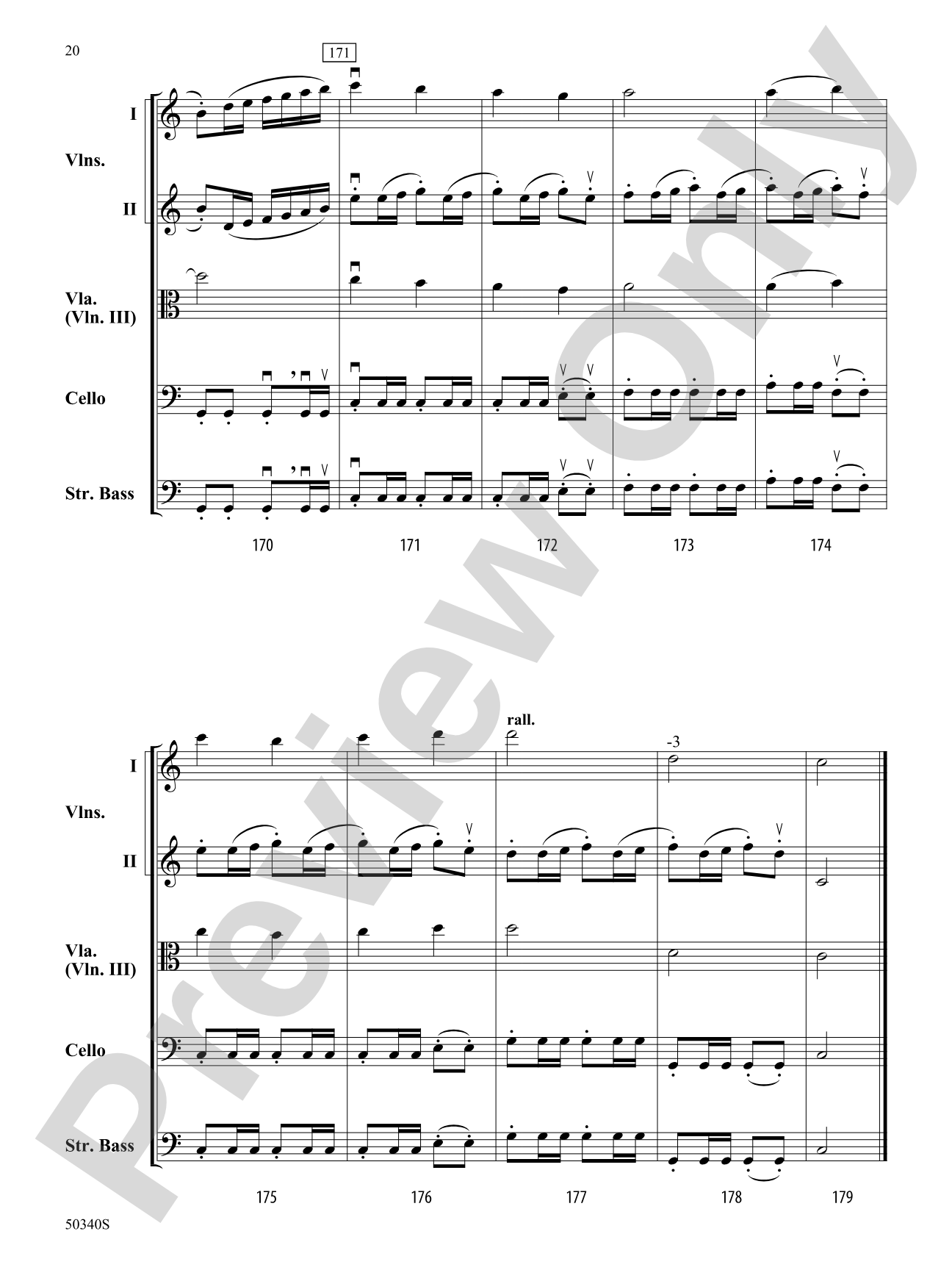 Meadow Dance: String Orchestra Conductor's Score & Parts