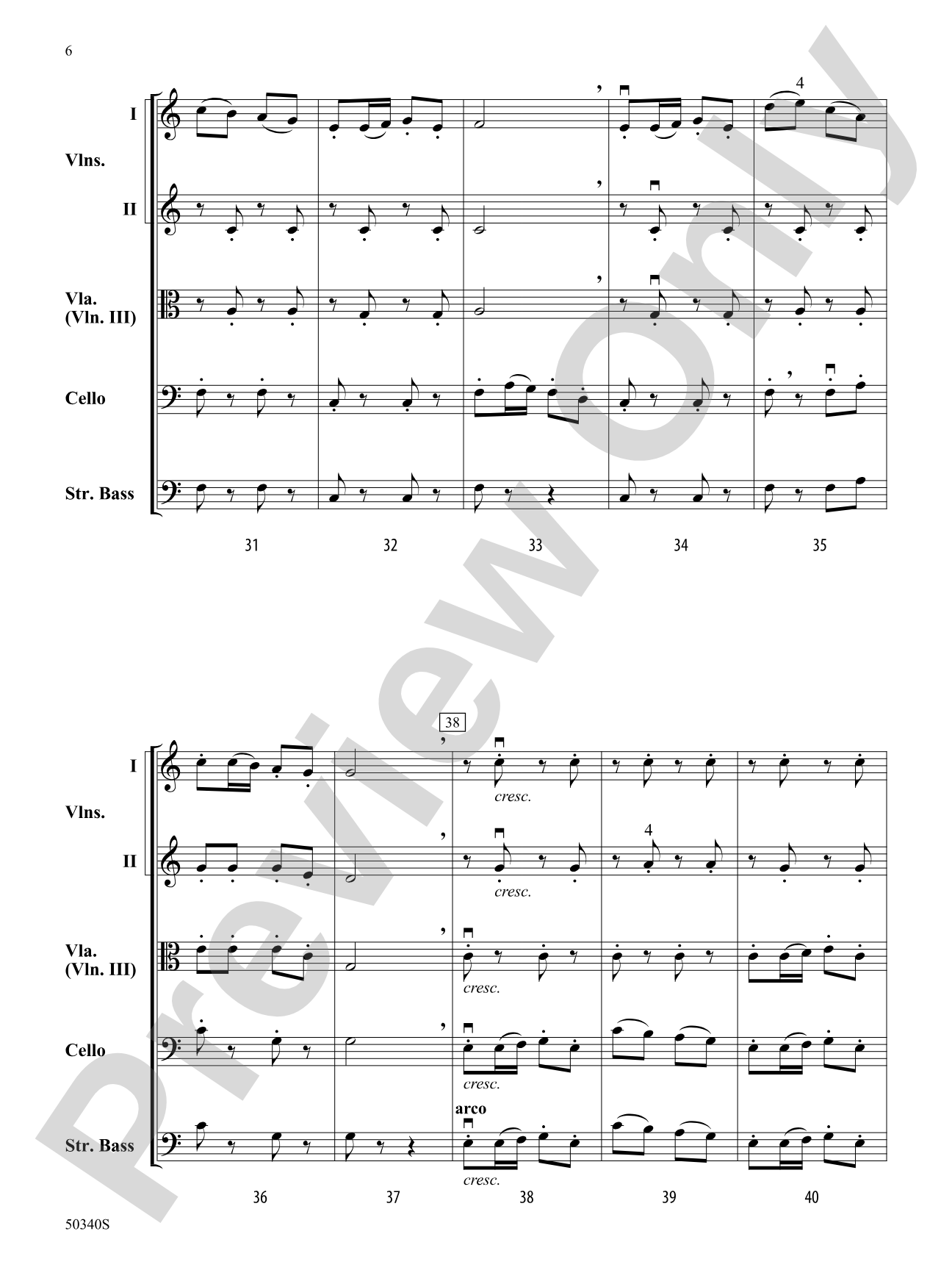 Meadow Dance: String Orchestra Conductor's Score & Parts