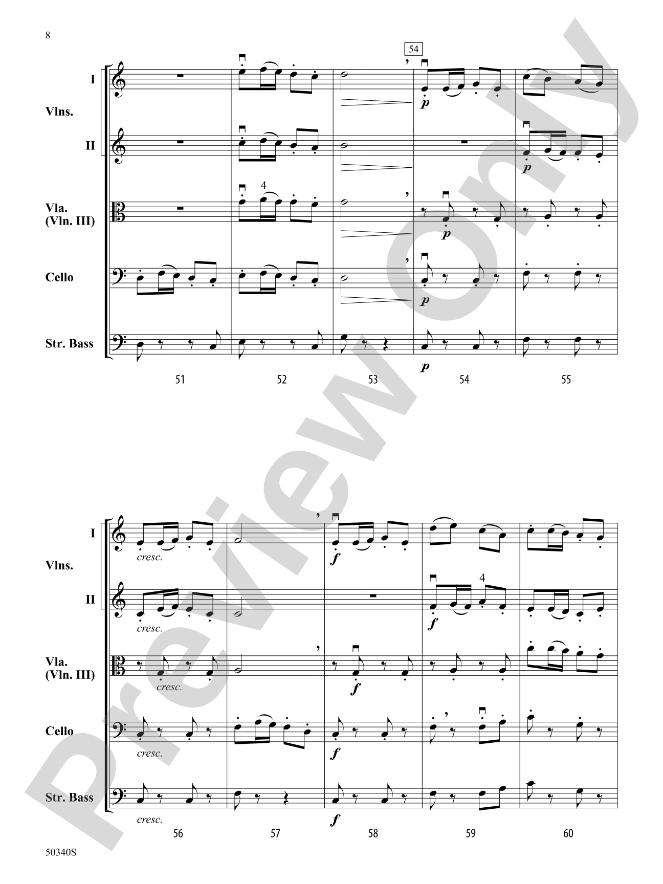 Meadow Dance: String Orchestra Conductor's Score & Parts
