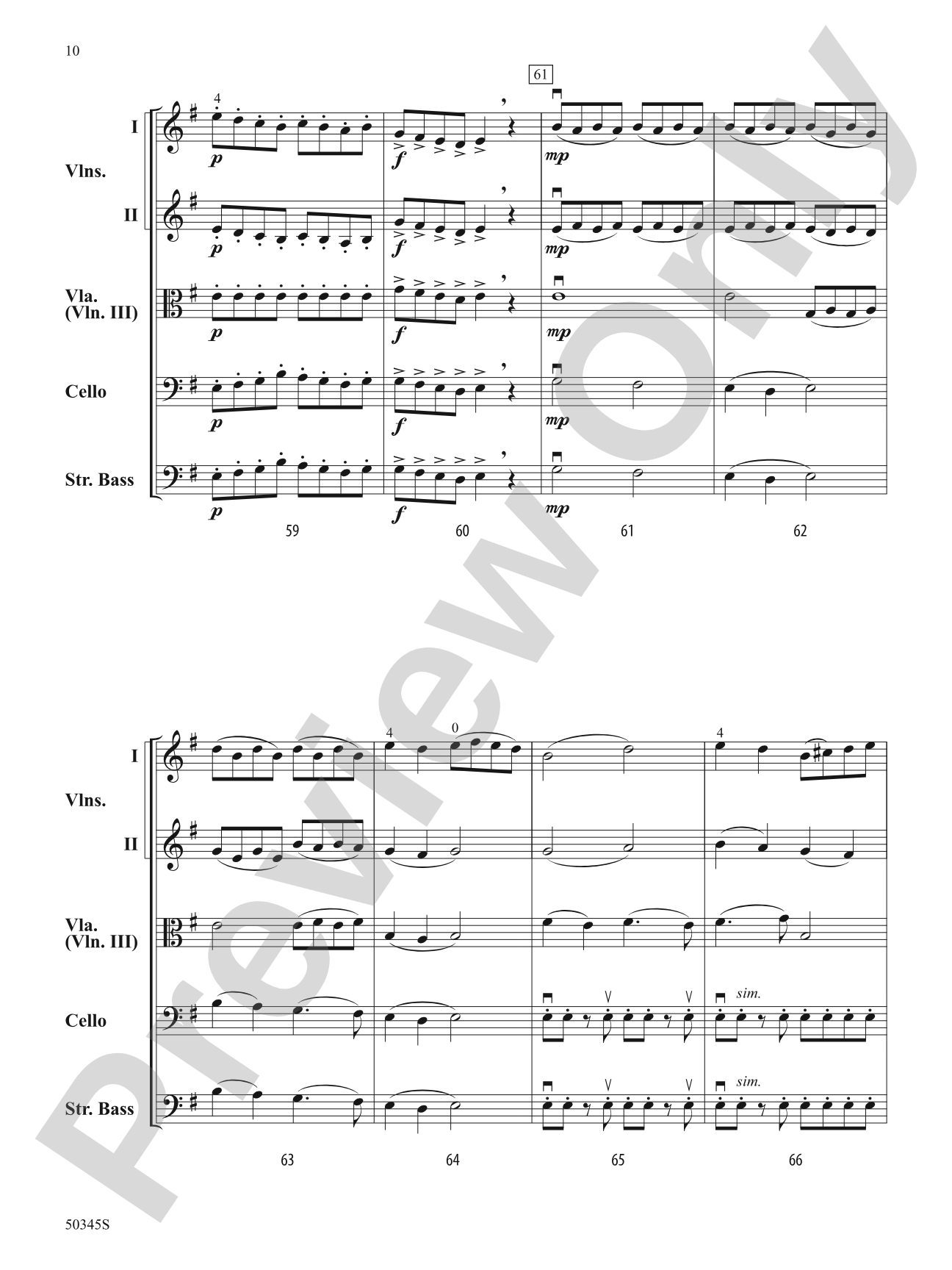 Furioso: String Orchestra Conductor Score & Parts