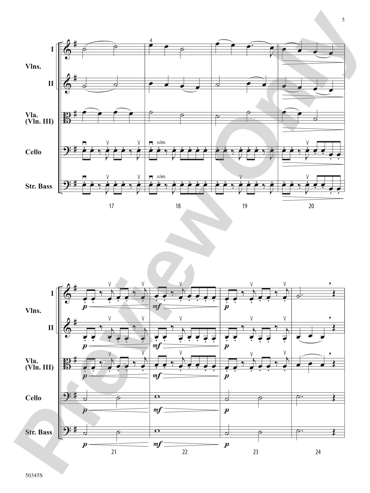 Furioso: String Orchestra Conductor Score & Parts