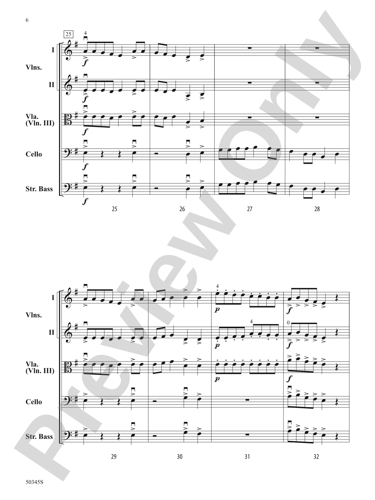 Furioso: String Orchestra Conductor Score & Parts
