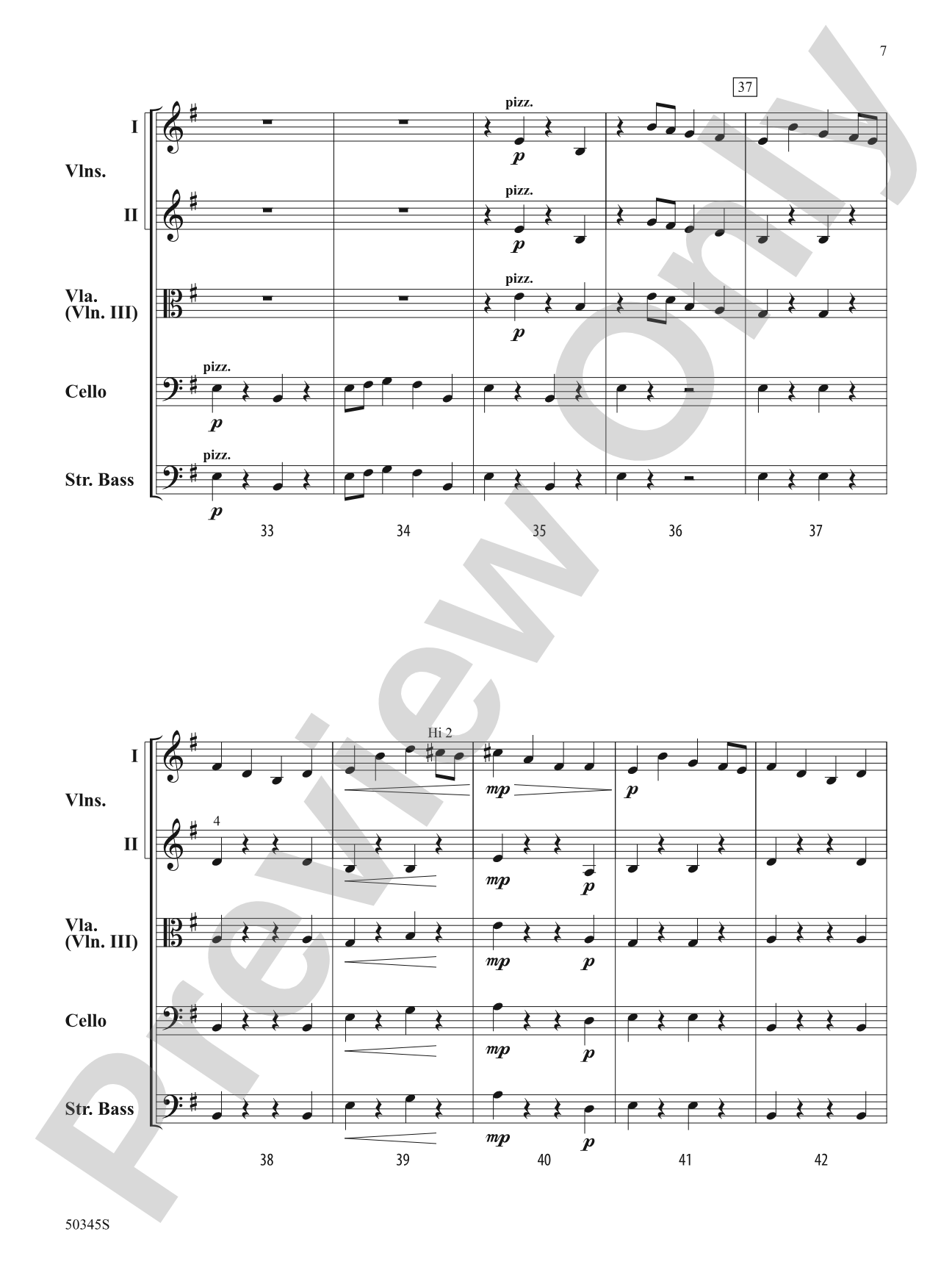Furioso: String Orchestra Conductor Score & Parts