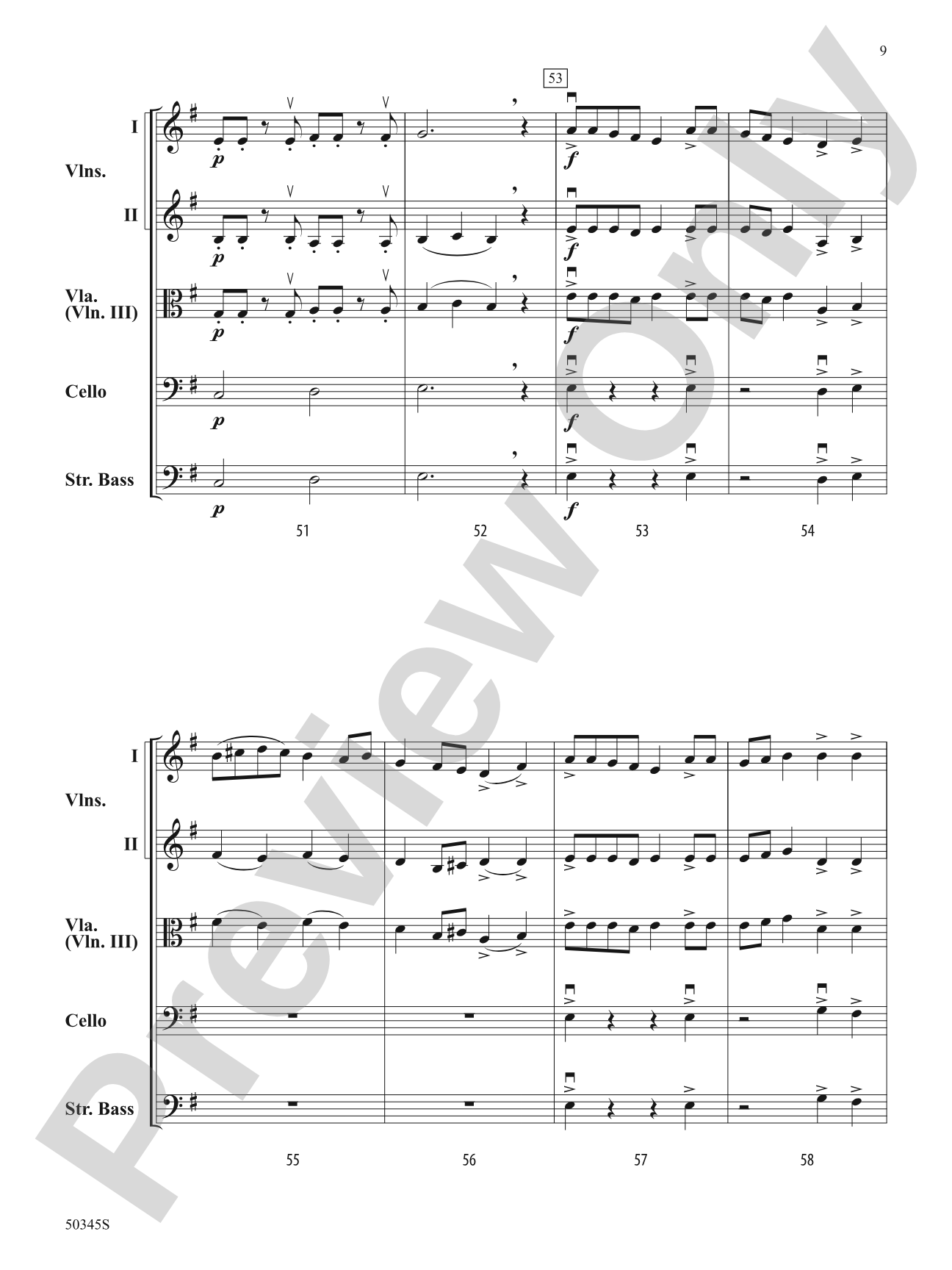 Furioso: String Orchestra Conductor Score & Parts
