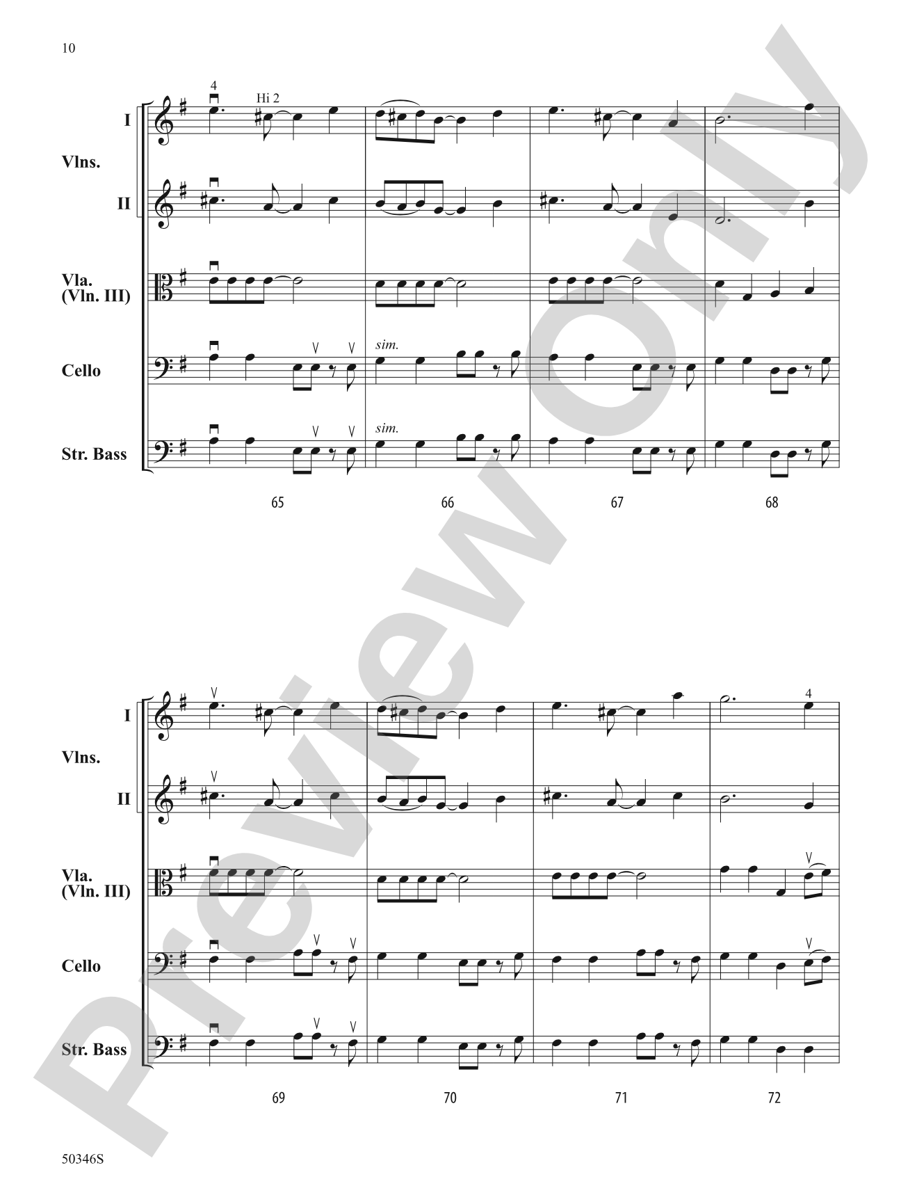 Soaring Meadows: String Orchestra Conductor Score & Parts