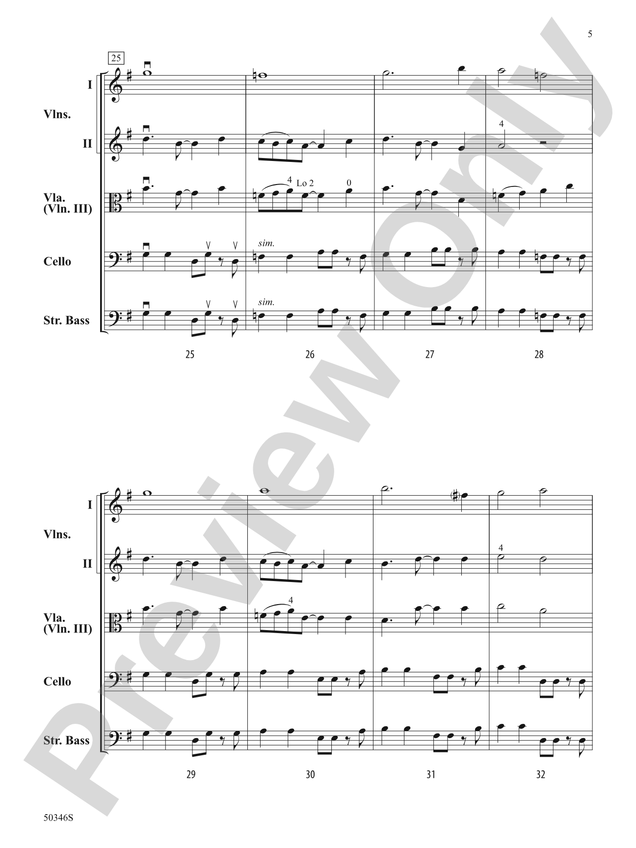 Soaring Meadows: String Orchestra Conductor Score & Parts