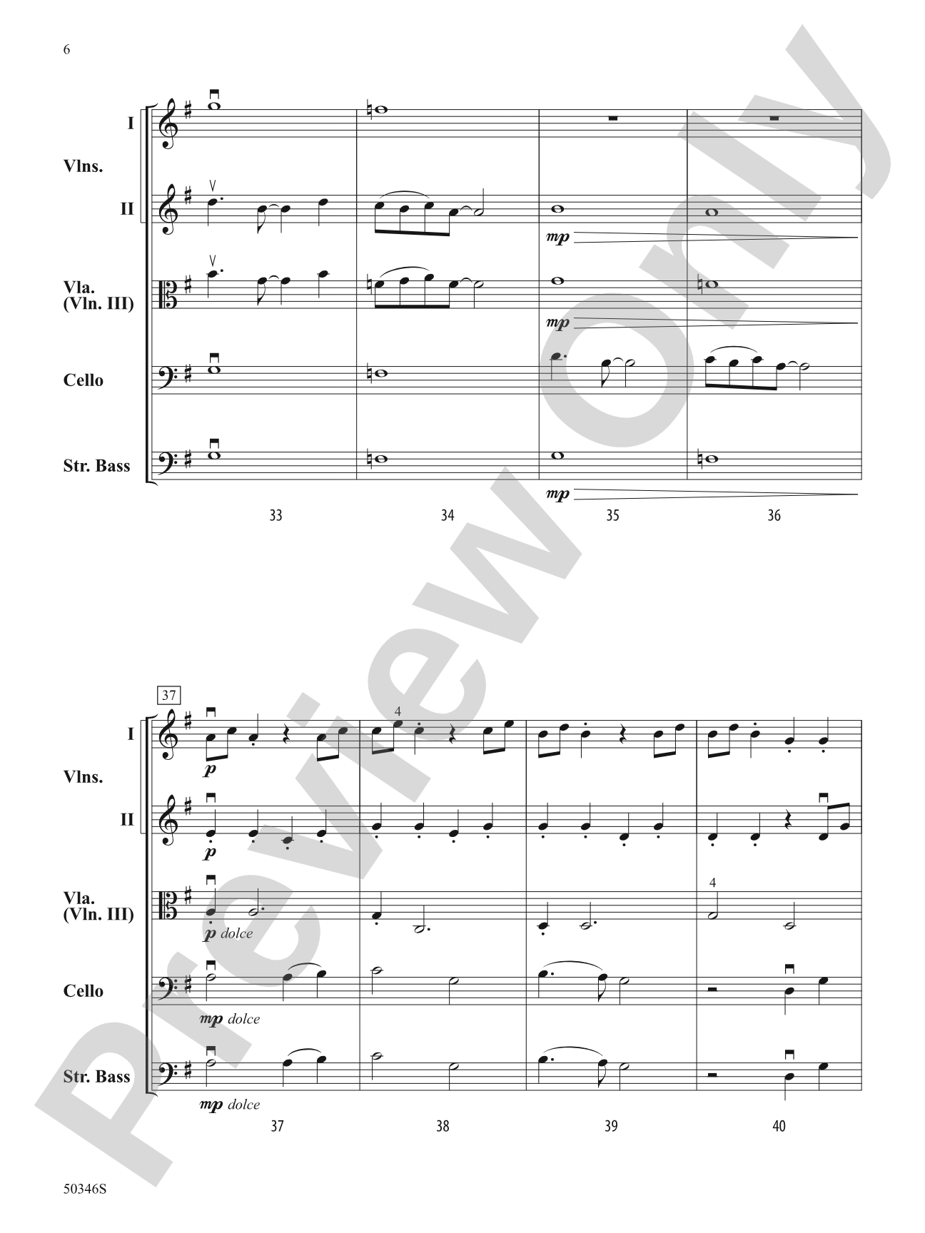 Soaring Meadows: String Orchestra Conductor Score & Parts