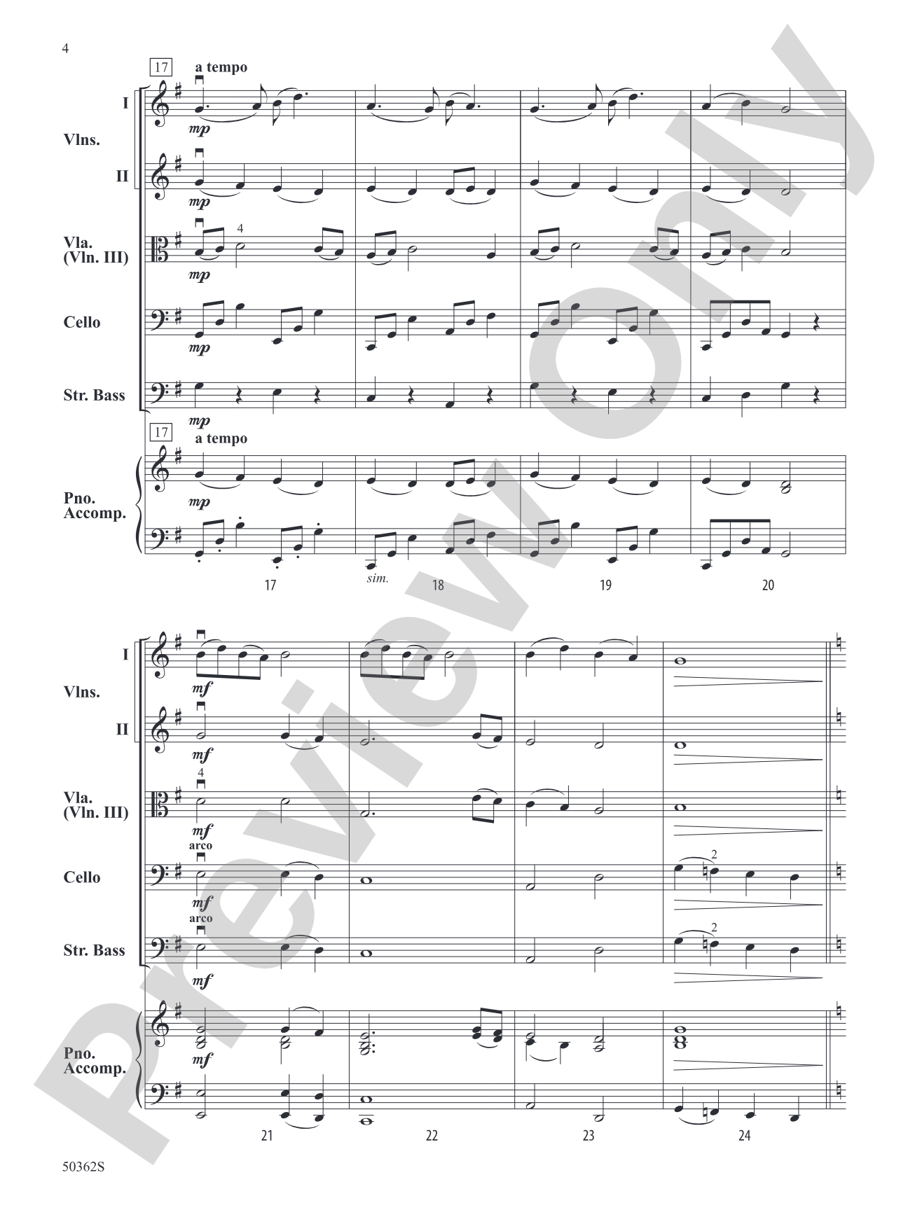 A Welsh Lullaby: String Orchestra Conductor Score & Parts
