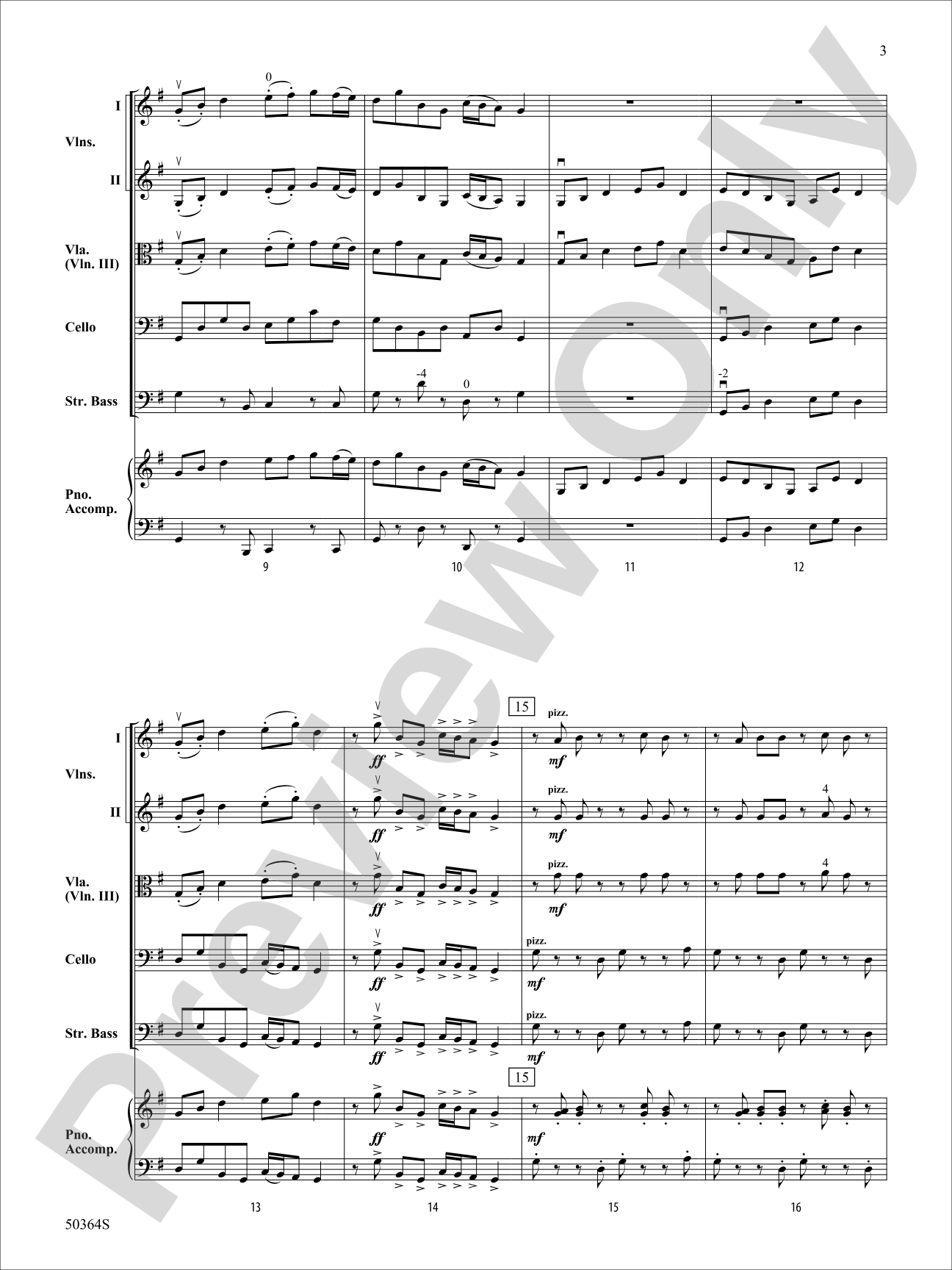 Captain Hook: String Orchestra Conductor Score & Parts