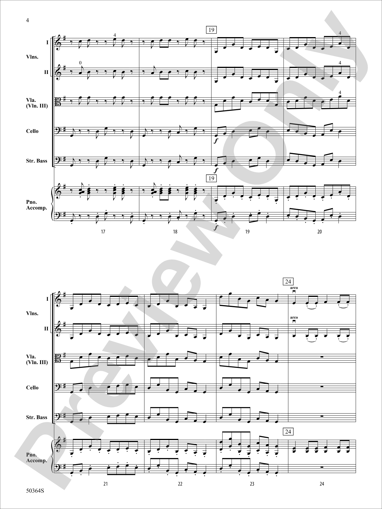 Captain Hook: String Orchestra Conductor Score & Parts