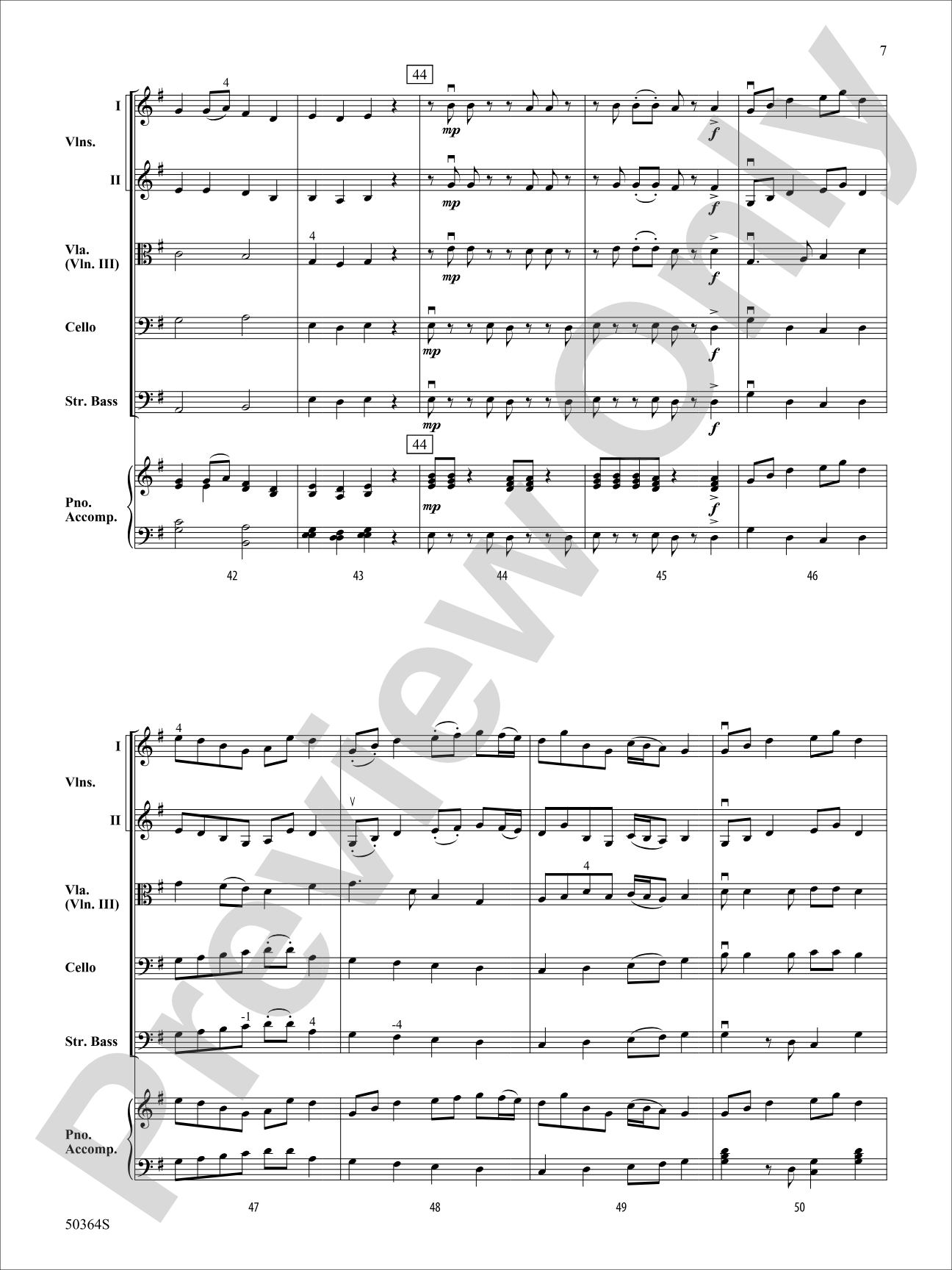 Captain Hook: String Orchestra Conductor Score & Parts