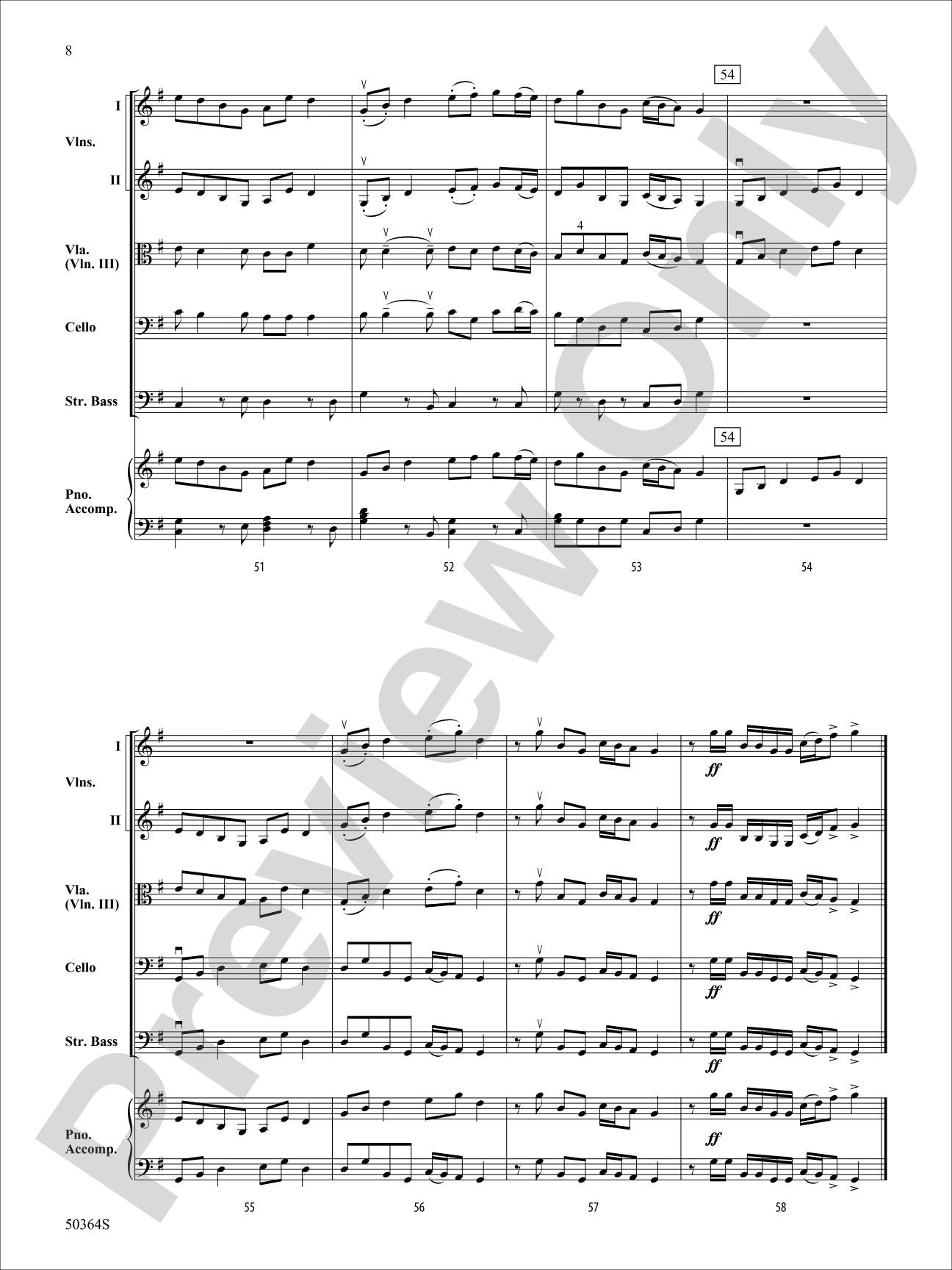 Captain Hook: String Orchestra Conductor Score & Parts