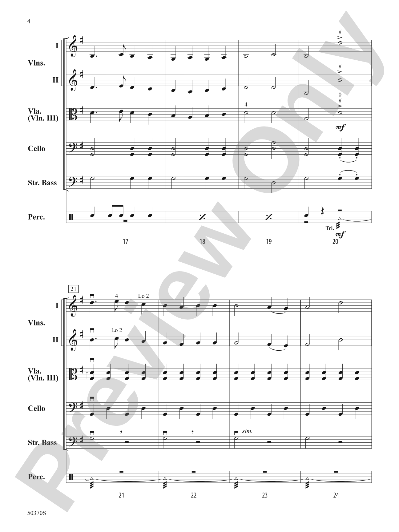Mother Ginger: String Orchestra Conductor Score & Parts