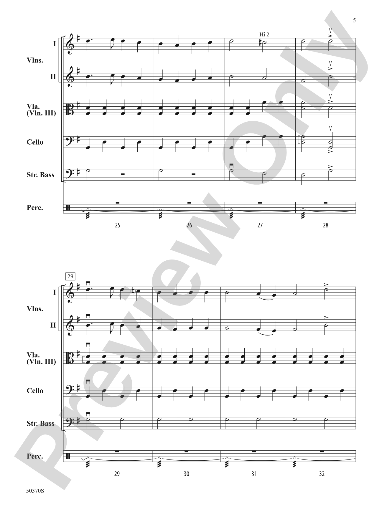 Mother Ginger: String Orchestra Conductor Score & Parts