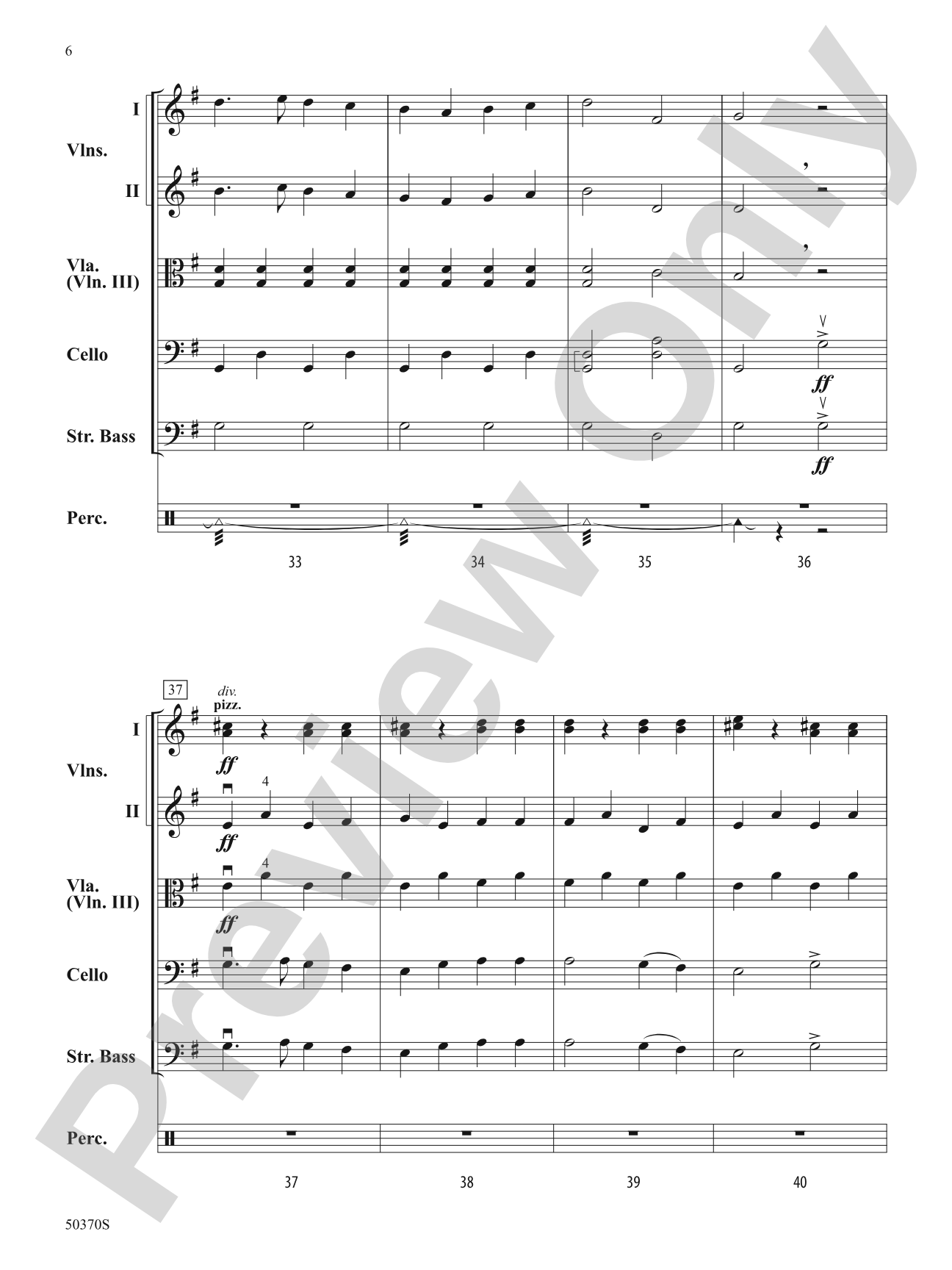 Mother Ginger: String Orchestra Conductor Score & Parts