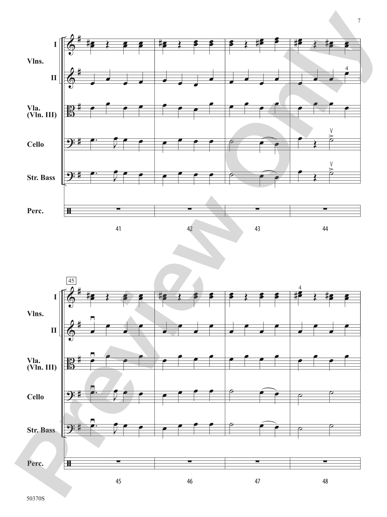 Mother Ginger: String Orchestra Conductor Score & Parts