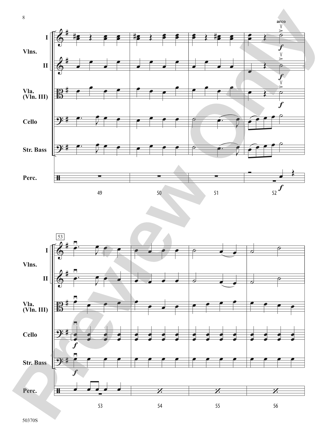 Mother Ginger: String Orchestra Conductor Score & Parts