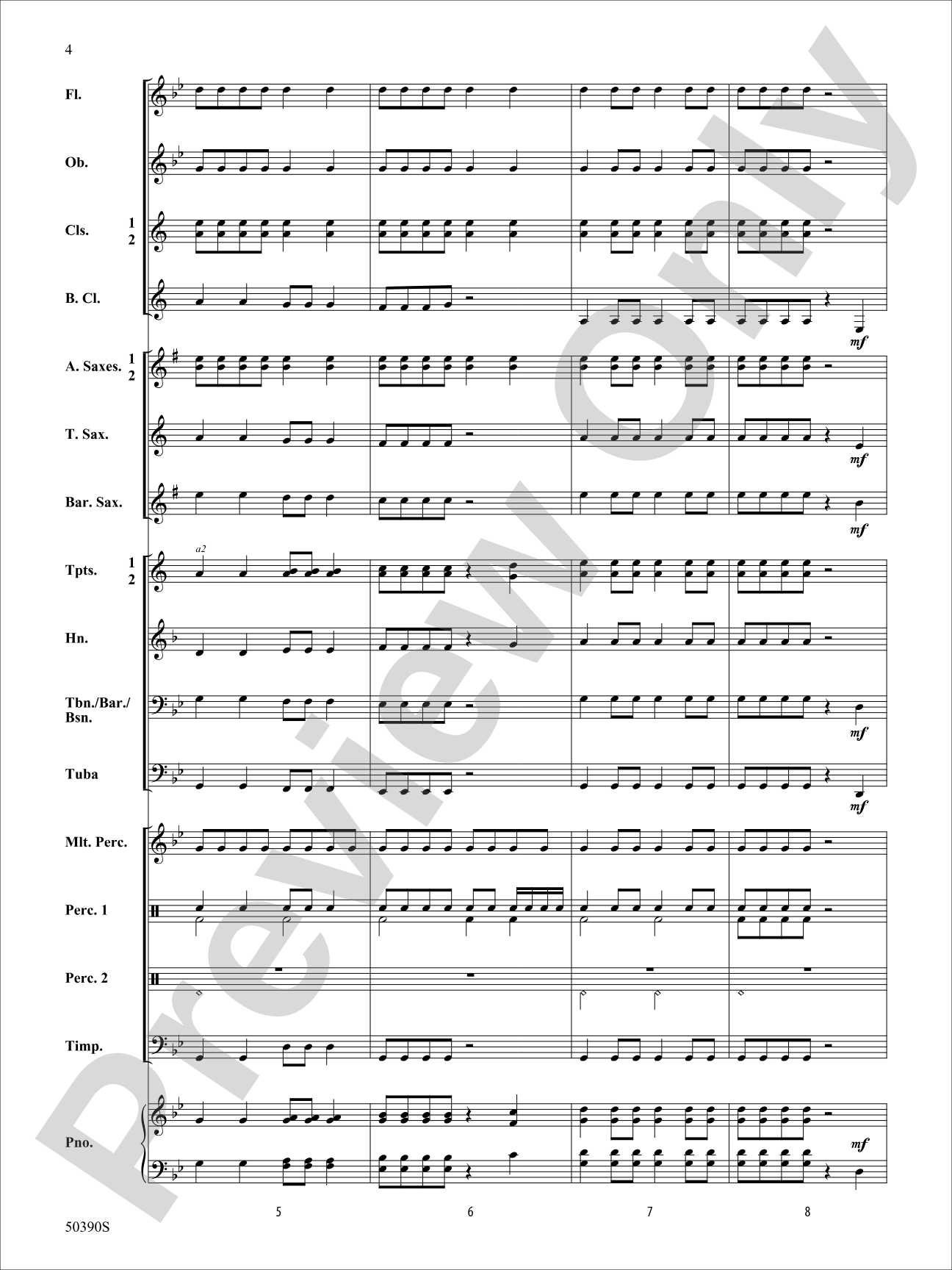 Galaxy Hunter: Concert Band Conductor Score & Parts