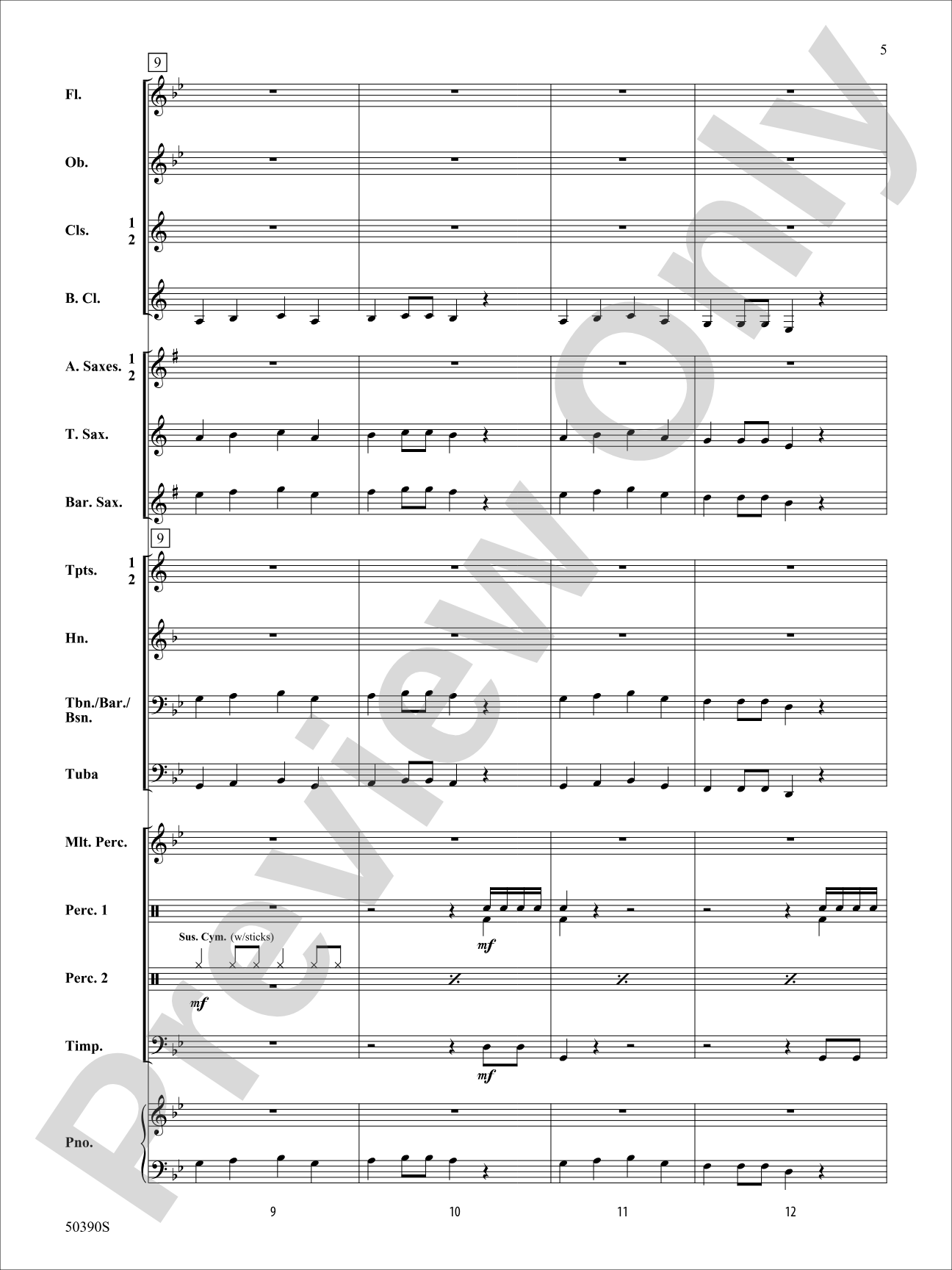 Galaxy Hunter: Concert Band Conductor Score & Parts
