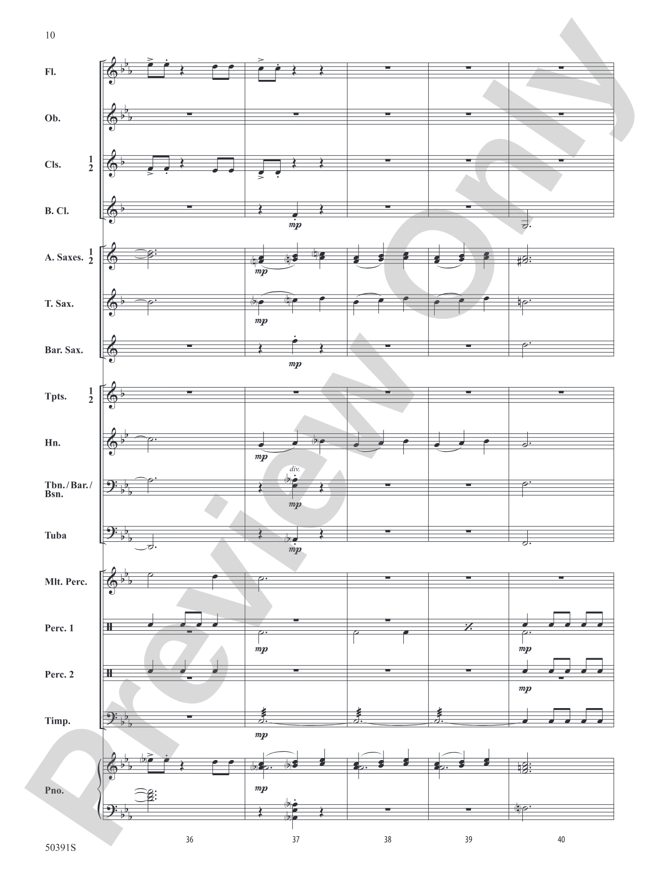 Legend of the Blue Flame: Concert Band Conductor Score & Parts