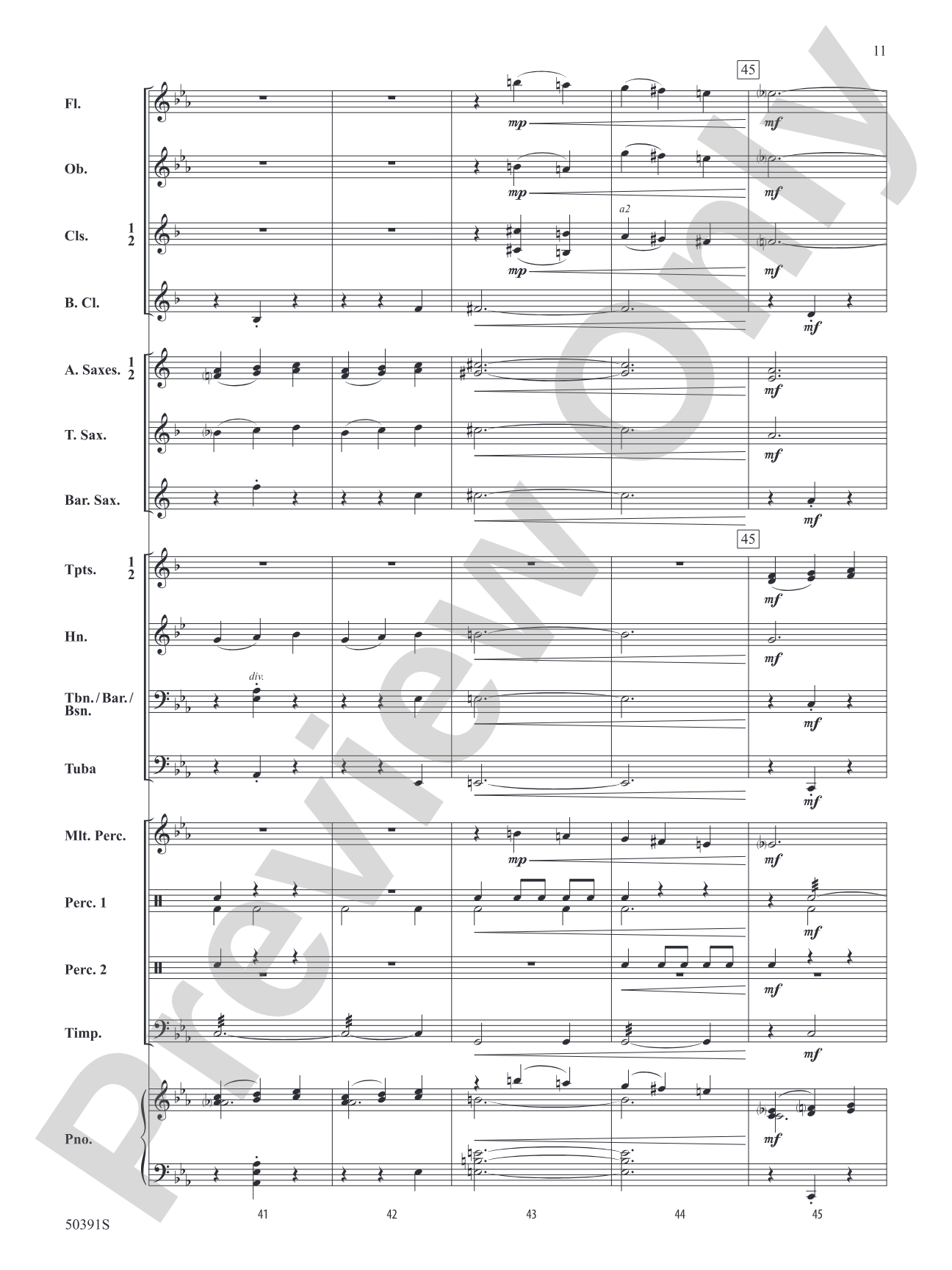 Legend of the Blue Flame: Concert Band Conductor Score & Parts