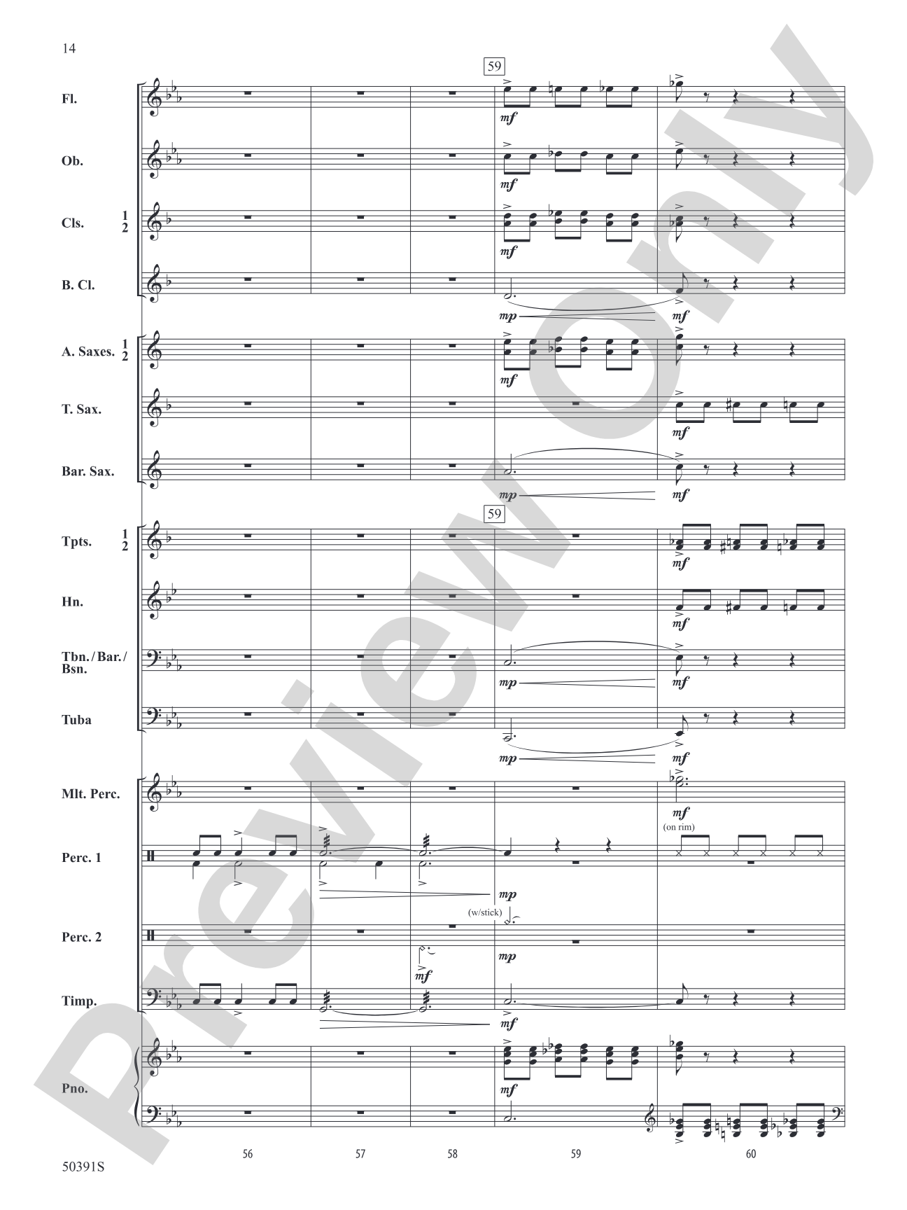 Legend of the Blue Flame: Concert Band Conductor Score & Parts