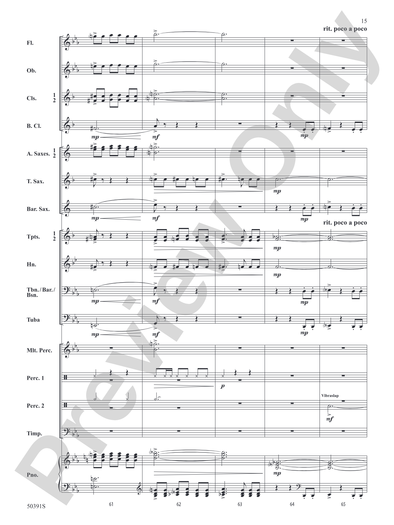 Legend of the Blue Flame: Concert Band Conductor Score & Parts