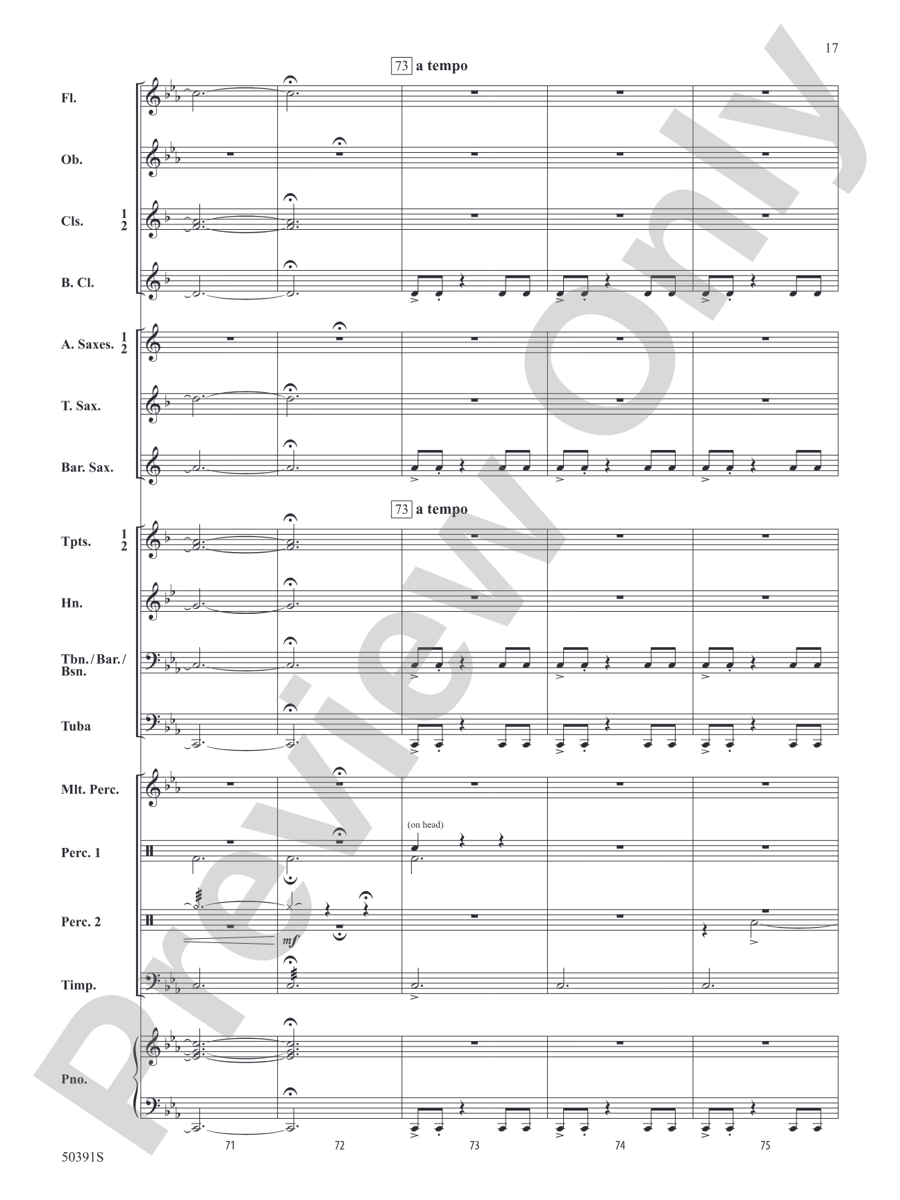 Legend of the Blue Flame: Concert Band Conductor Score & Parts