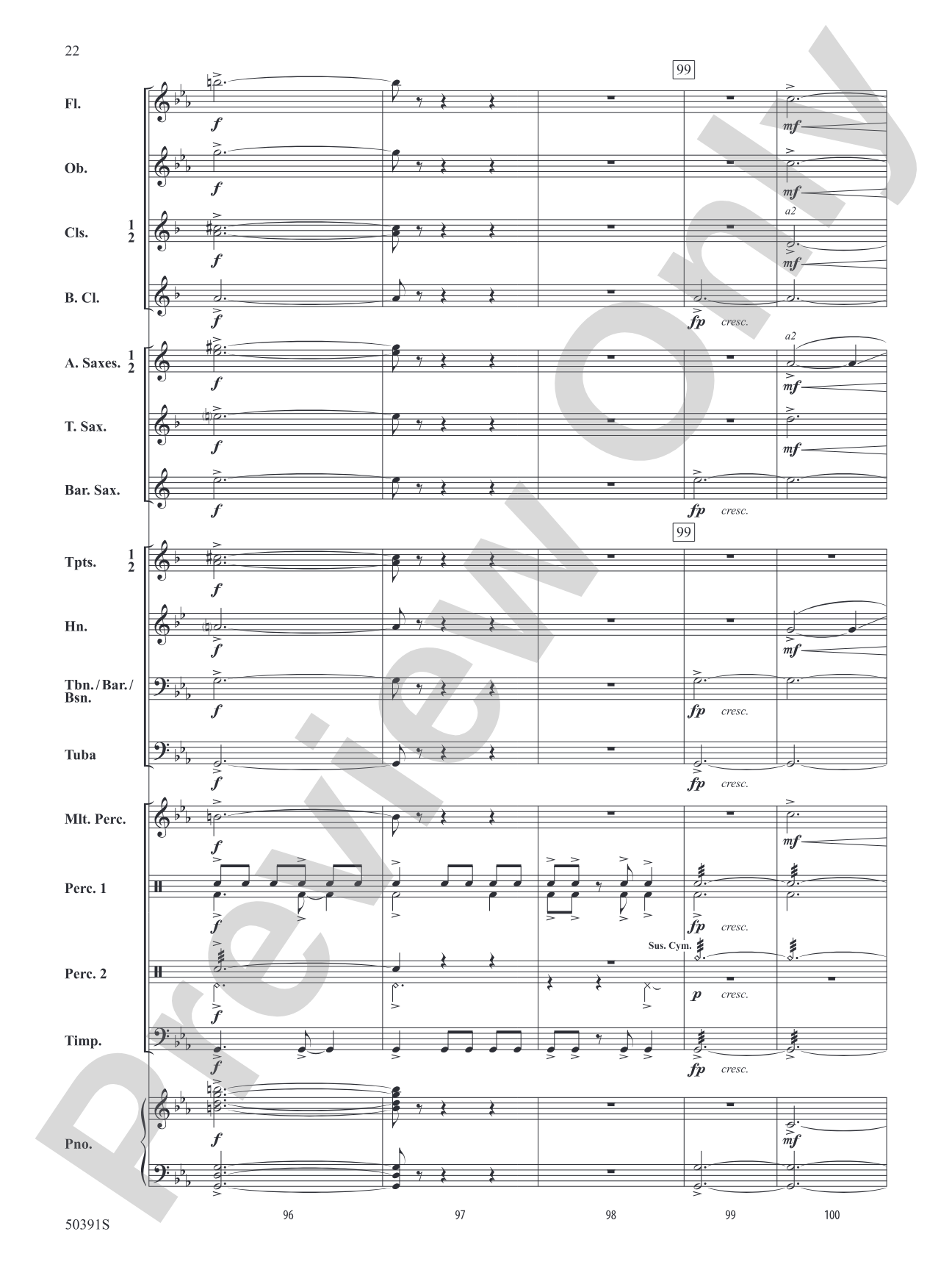 Legend of the Blue Flame: Concert Band Conductor Score & Parts