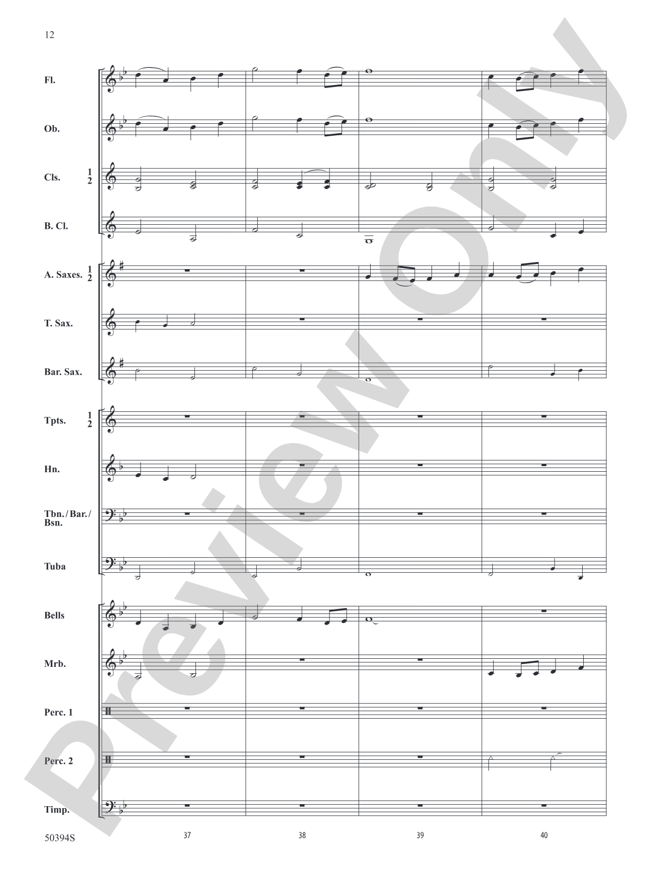 Abundant Joy: Concert Band Conductor Score & Parts